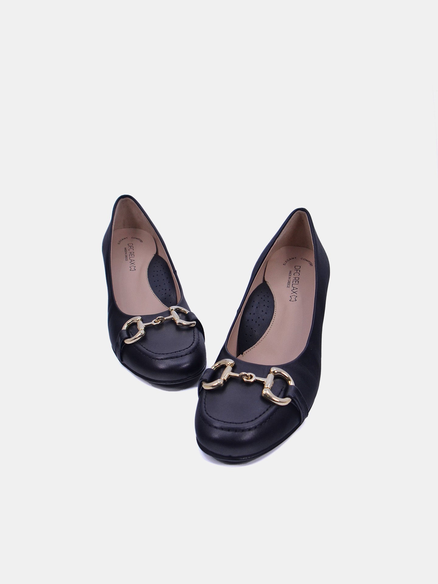 DFC Relax H-61003 Women's Heeled Shoes #color_Black
