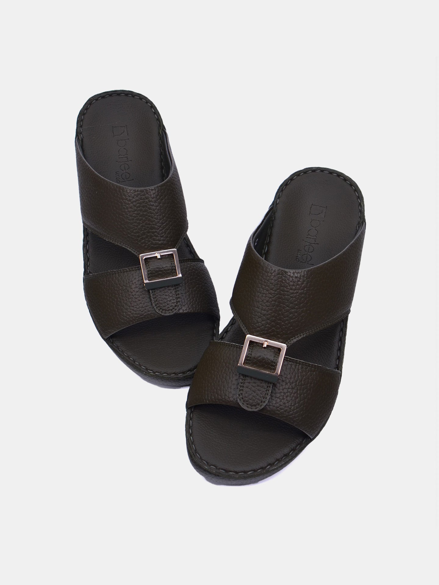 Barjeel Uno V-133 Men's Arabic Sandals #color_Green