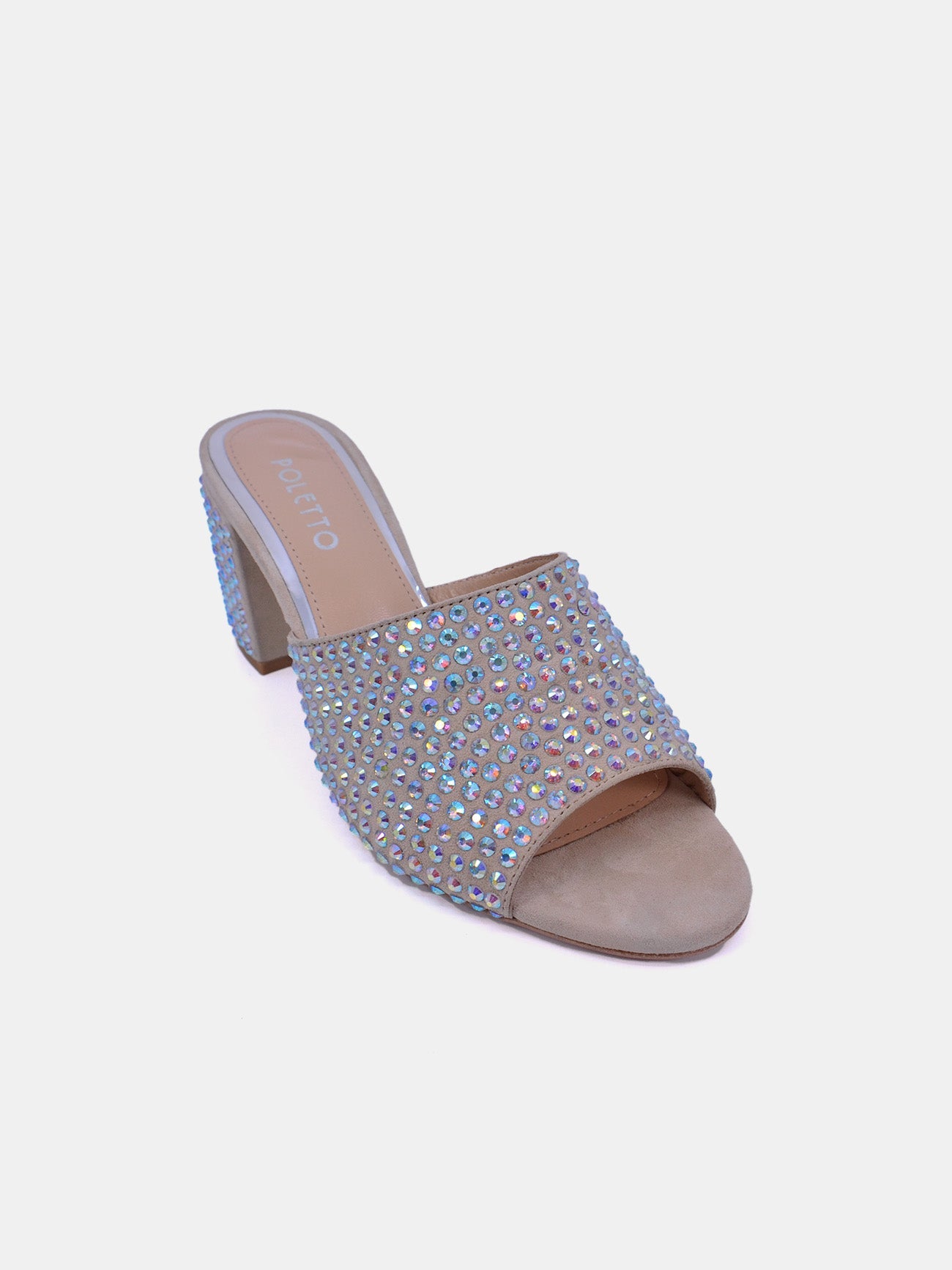 Poletto 191817 Women's Heeled Sandals #color_Beige