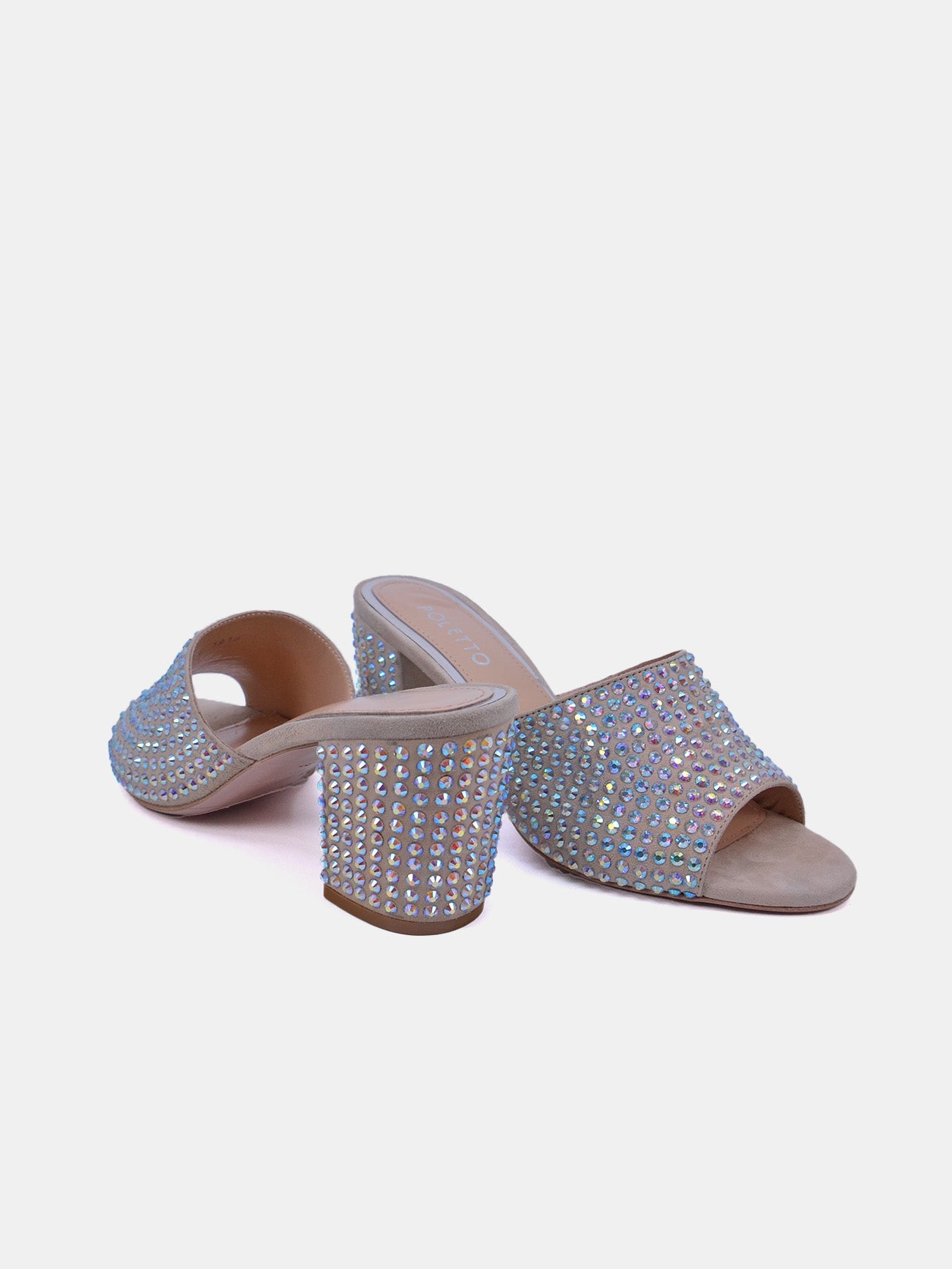 Poletto 191817 Women's Heeled Sandals #color_Beige