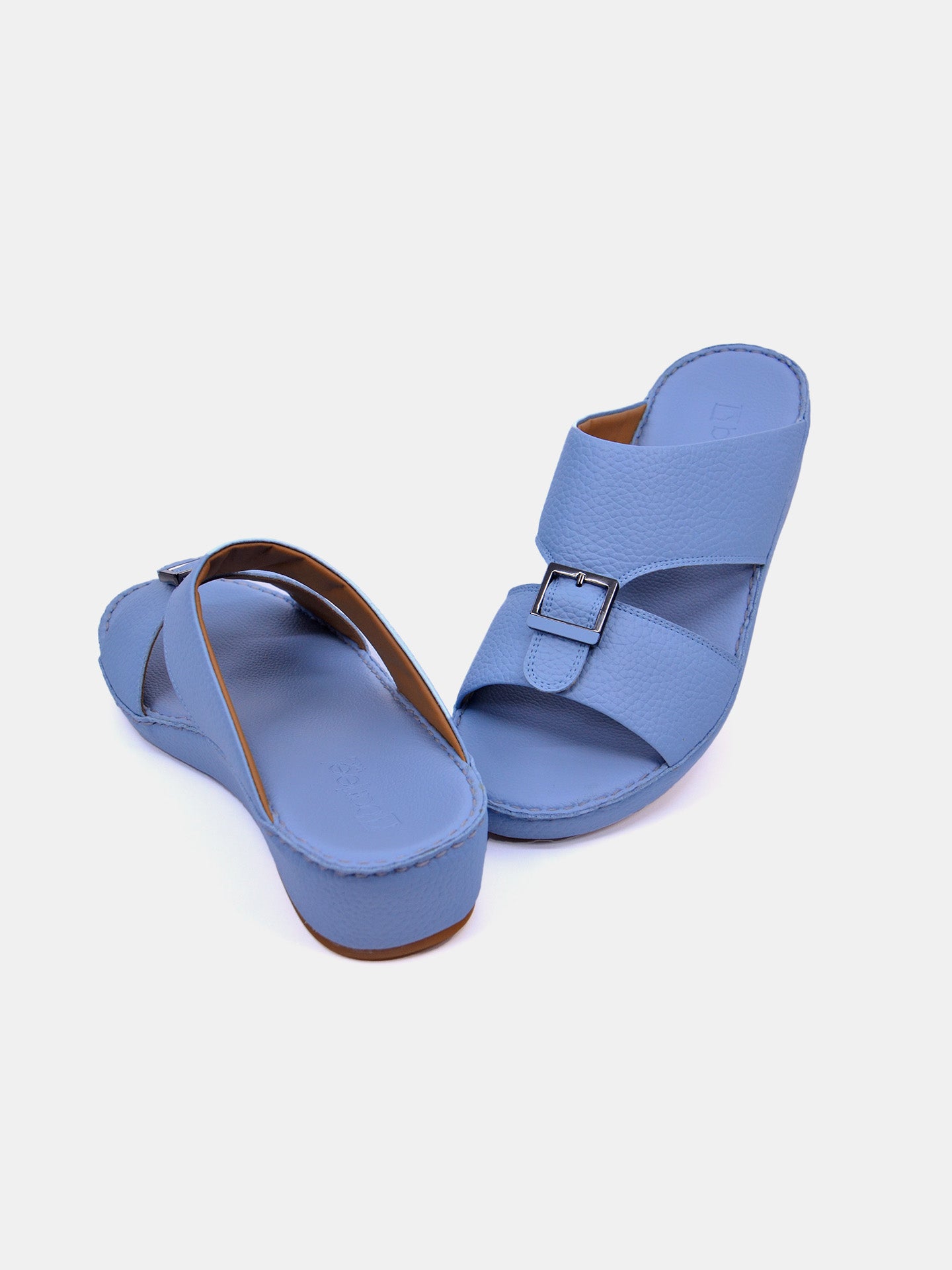 Barjeel Uno V-133 Men's Arabic Sandals #color_Blue