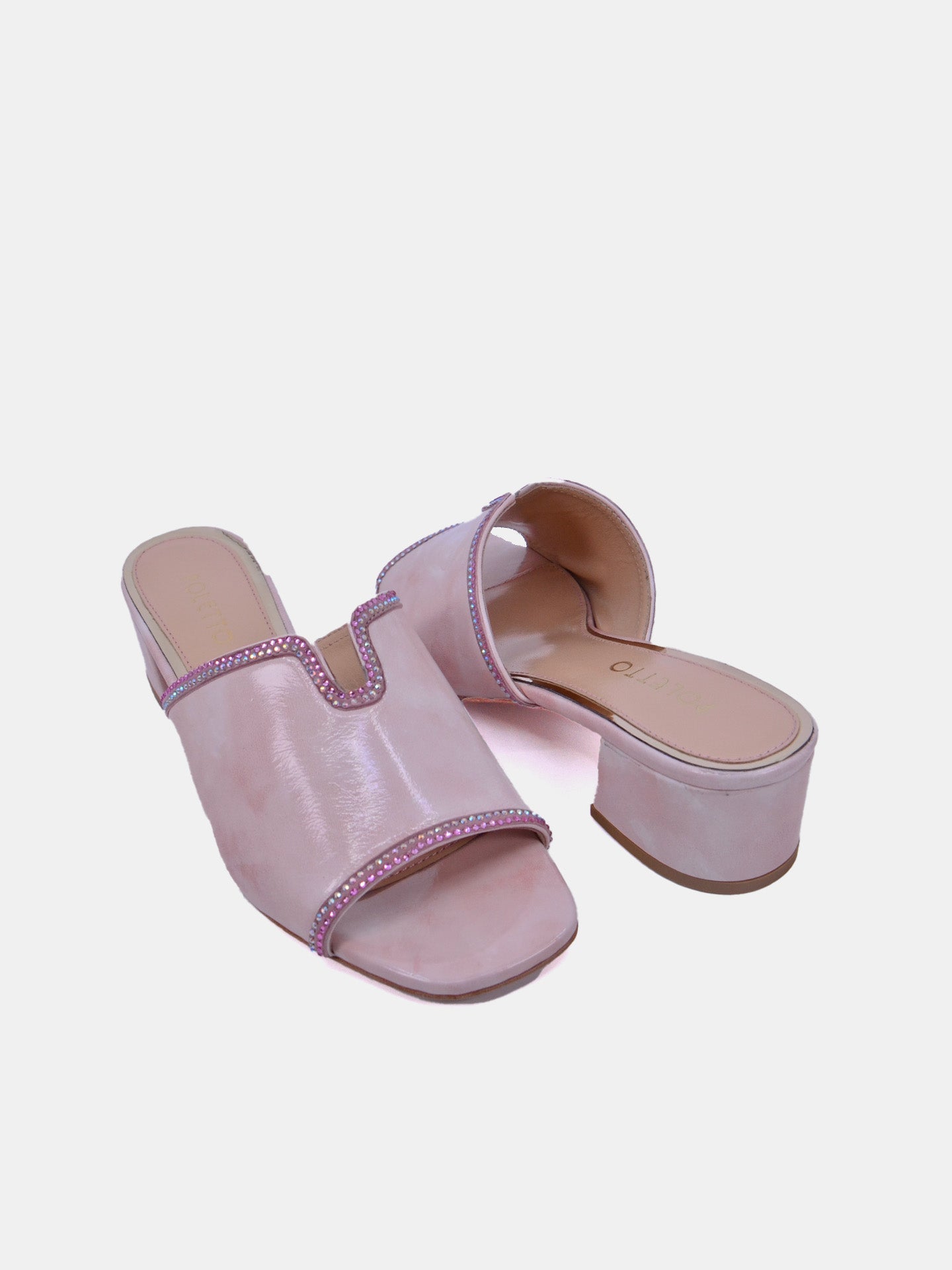 Poletto 54410 Women's Heeled Sandals #color_Pink