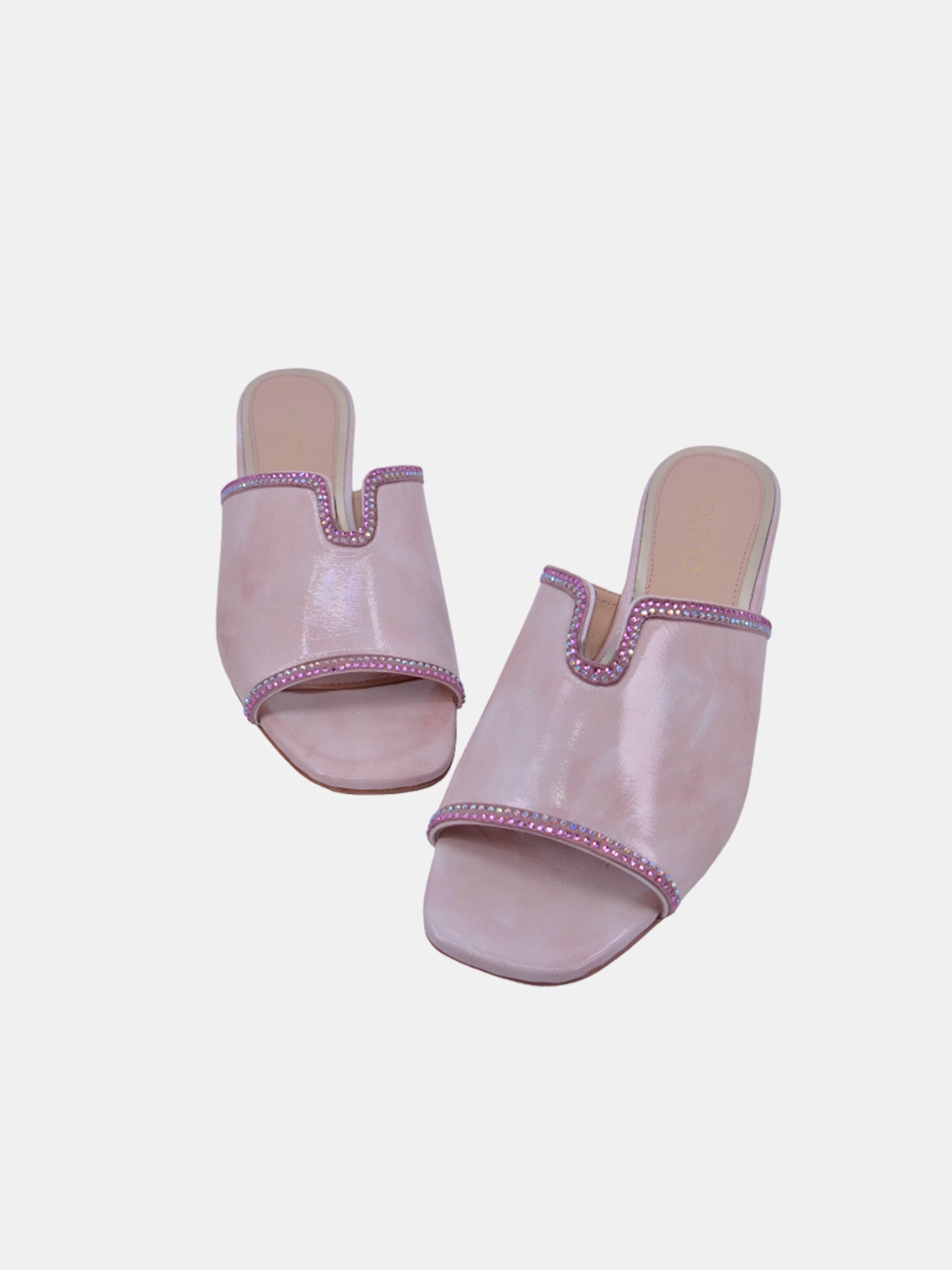Poletto 54410 Women's Heeled Sandals #color_Pink