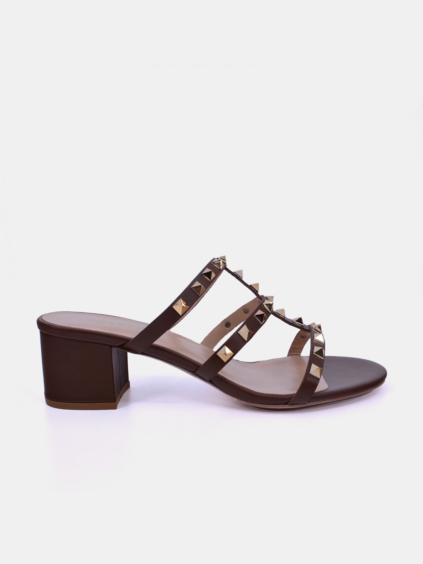 Poletto 16984 Women's Heeled Sandals #color_Bronze