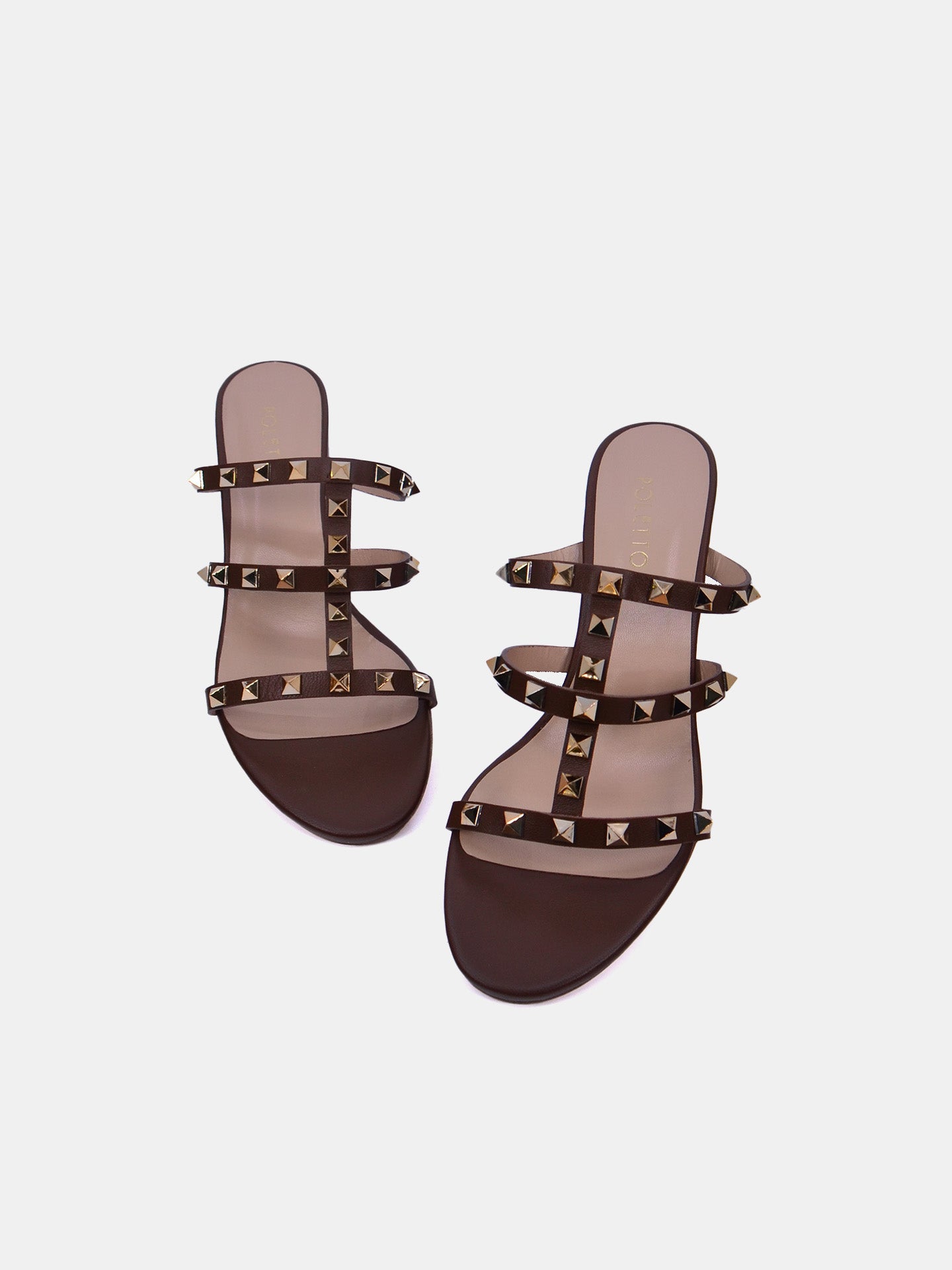 Poletto 16984 Women's Heeled Sandals #color_Bronze