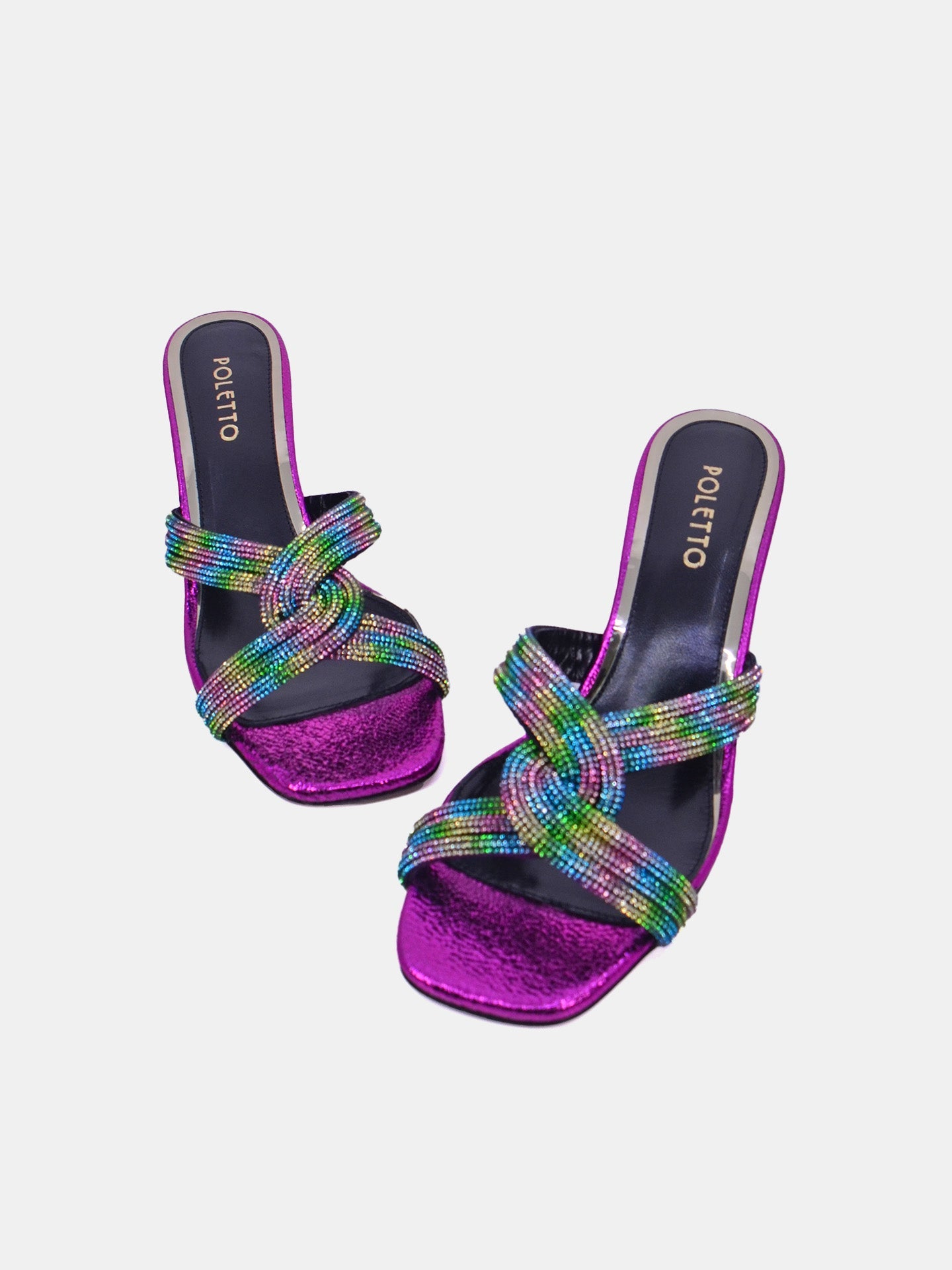 Poletto 4183177 Women's Heeled Sandals #color_Pink