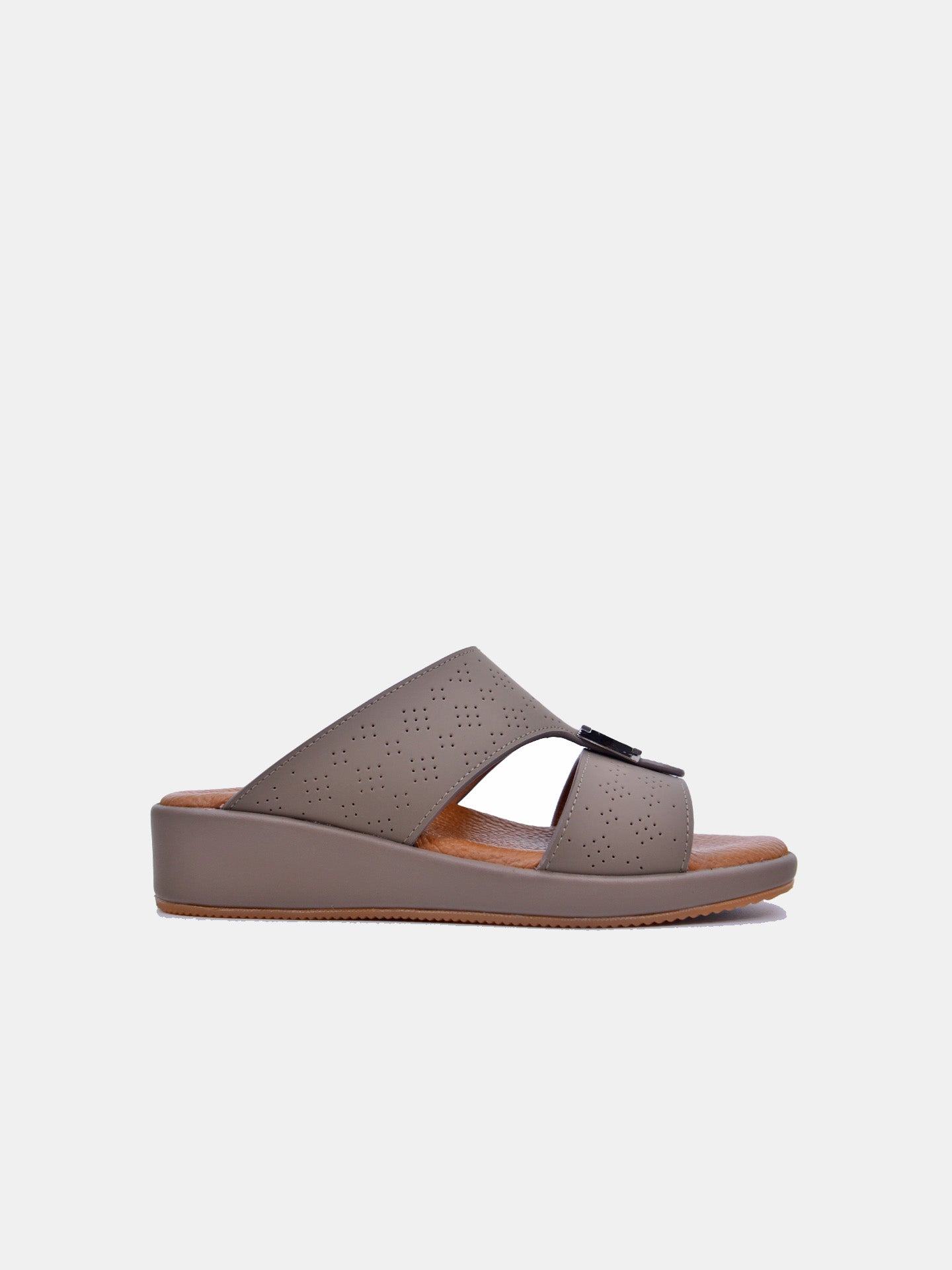 Barjeel Uno MSA-119 Boys Arabic Sandals #color_Gray