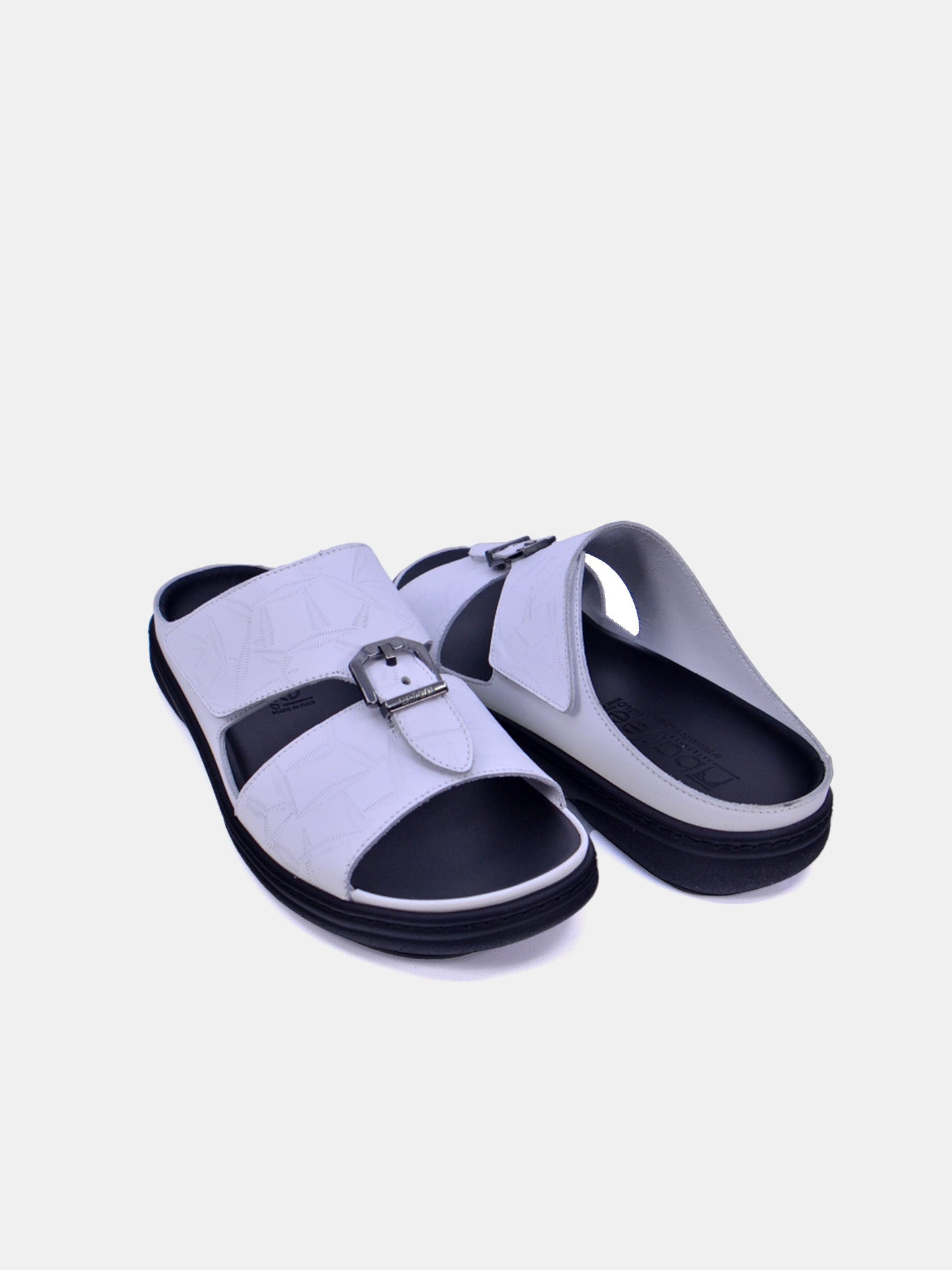 Barjeel Uno 23826 Men's Sandals #color_White
