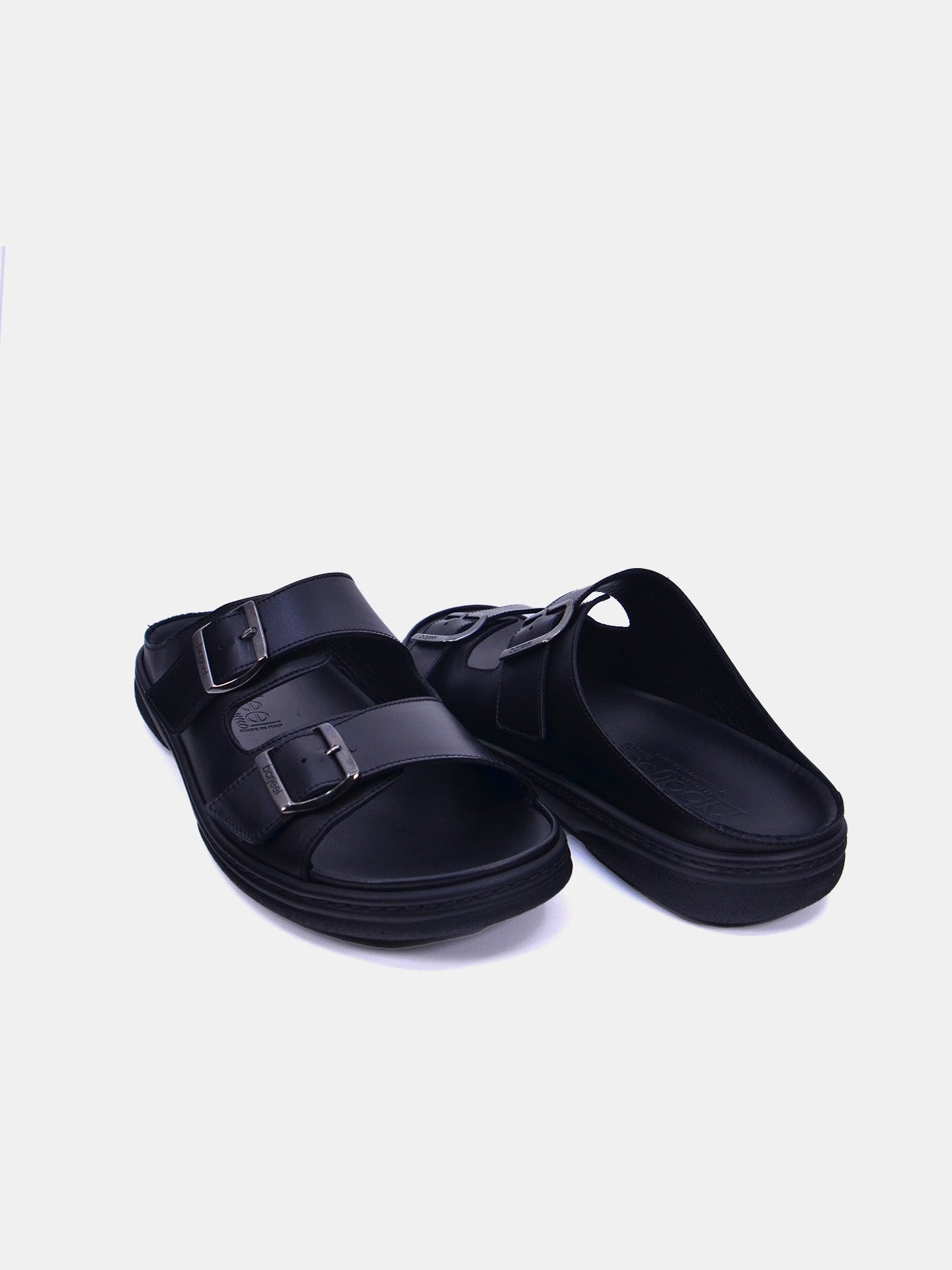 Barjeel Uno 23810 Men's Arabic Sandals #color_Black