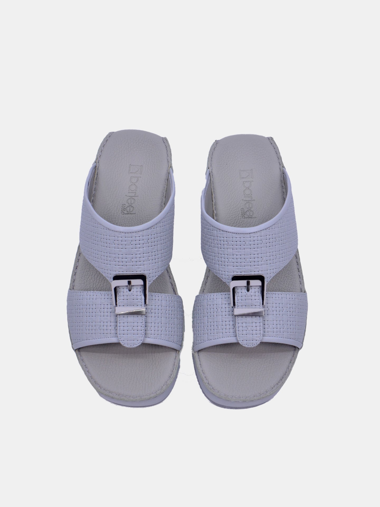 Barjeel Uno MSA-112 Men's Arabic Sandals #color_Gray