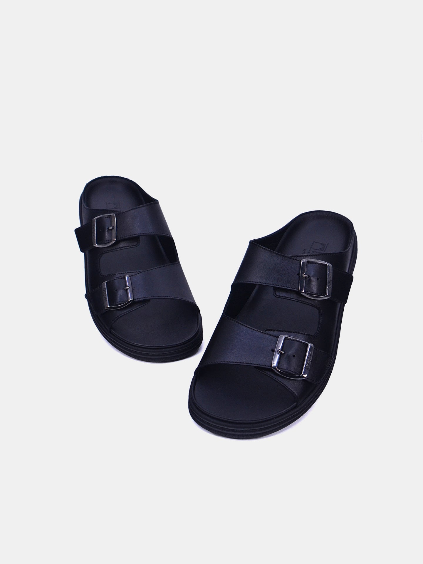 Barjeel Uno 23810 Men's Arabic Sandals #color_Black