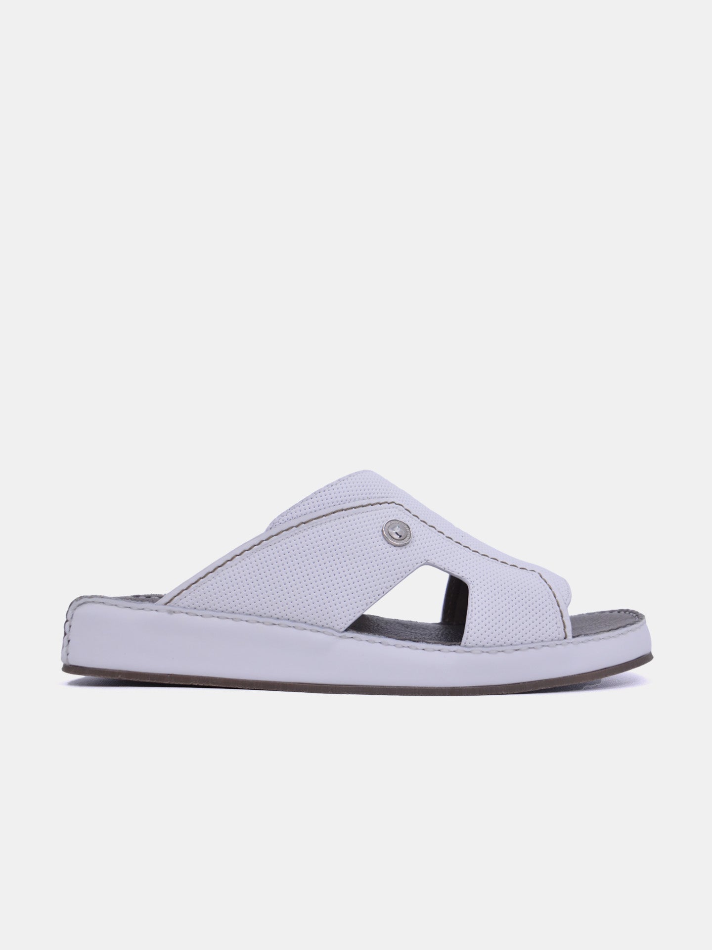 Barjeel Uno C357-21 Men's Arabic Sandals #color_White