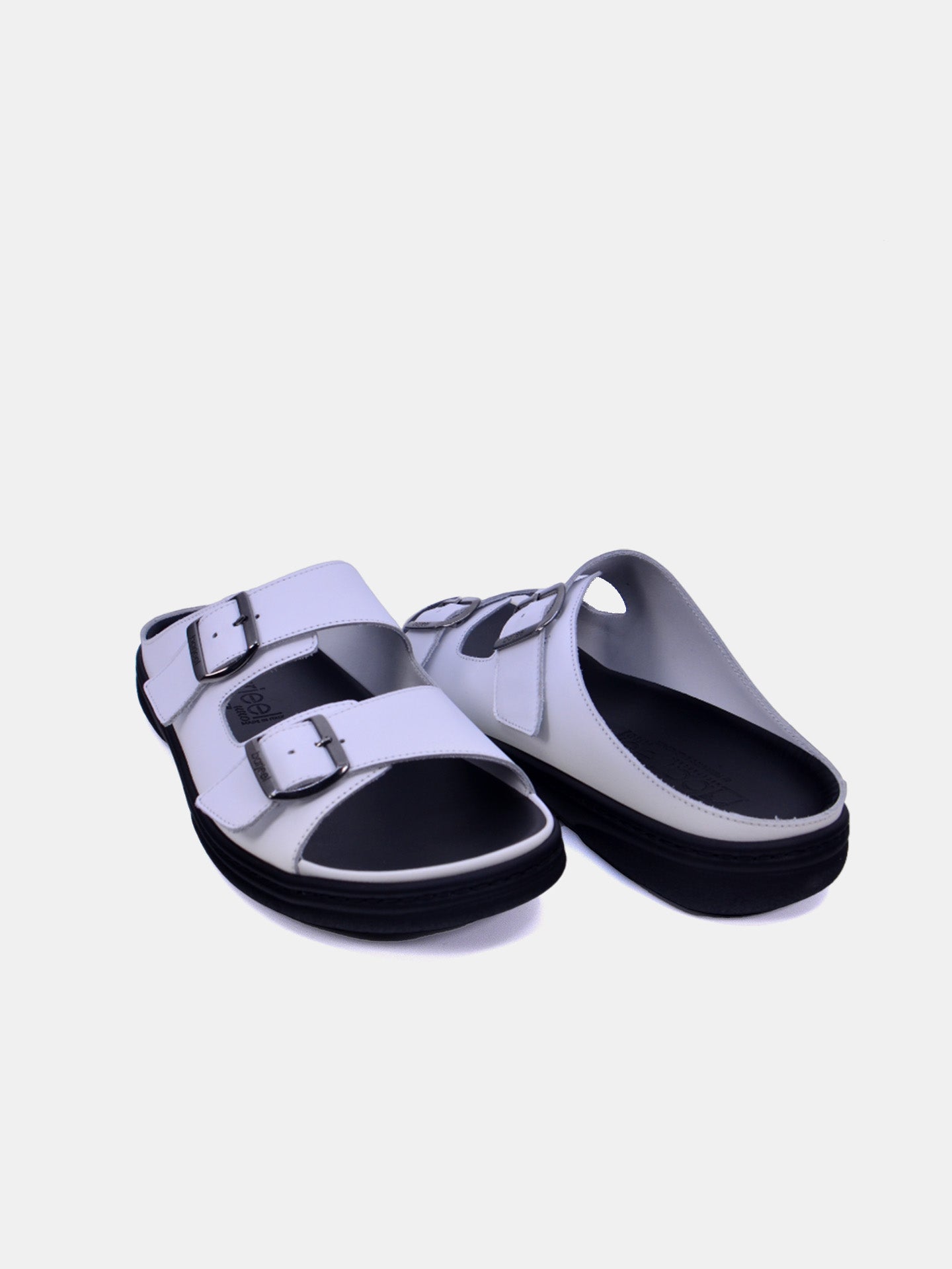 Barjeel Uno 23810 Men's Arabic Sandals #color_White