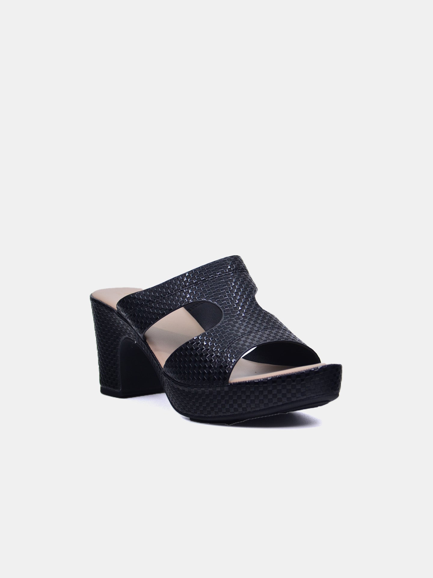 Michelle Morgan 114RC25G Women's Heeled Sandals #color_Black