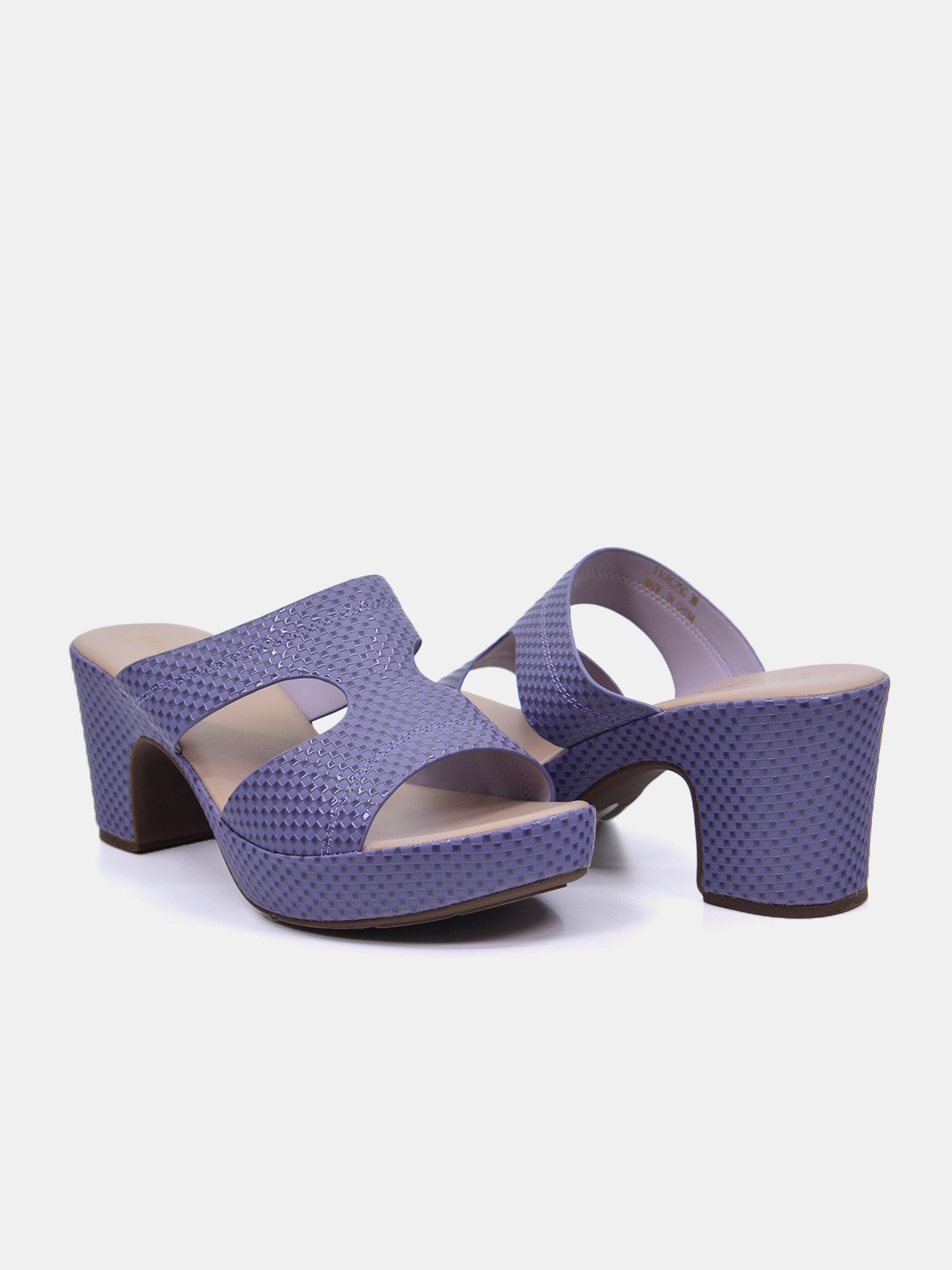Michelle Morgan 114RC25G Women's Heeled Sandals #color_Purple