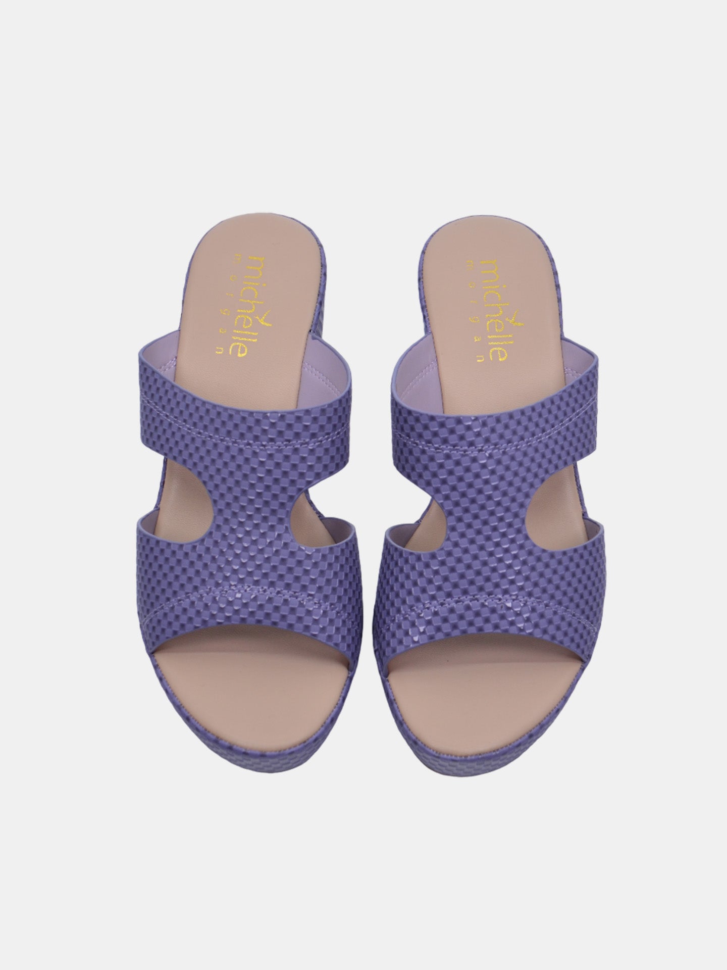 Michelle Morgan 114RC25G Women's Heeled Sandals #color_Purple