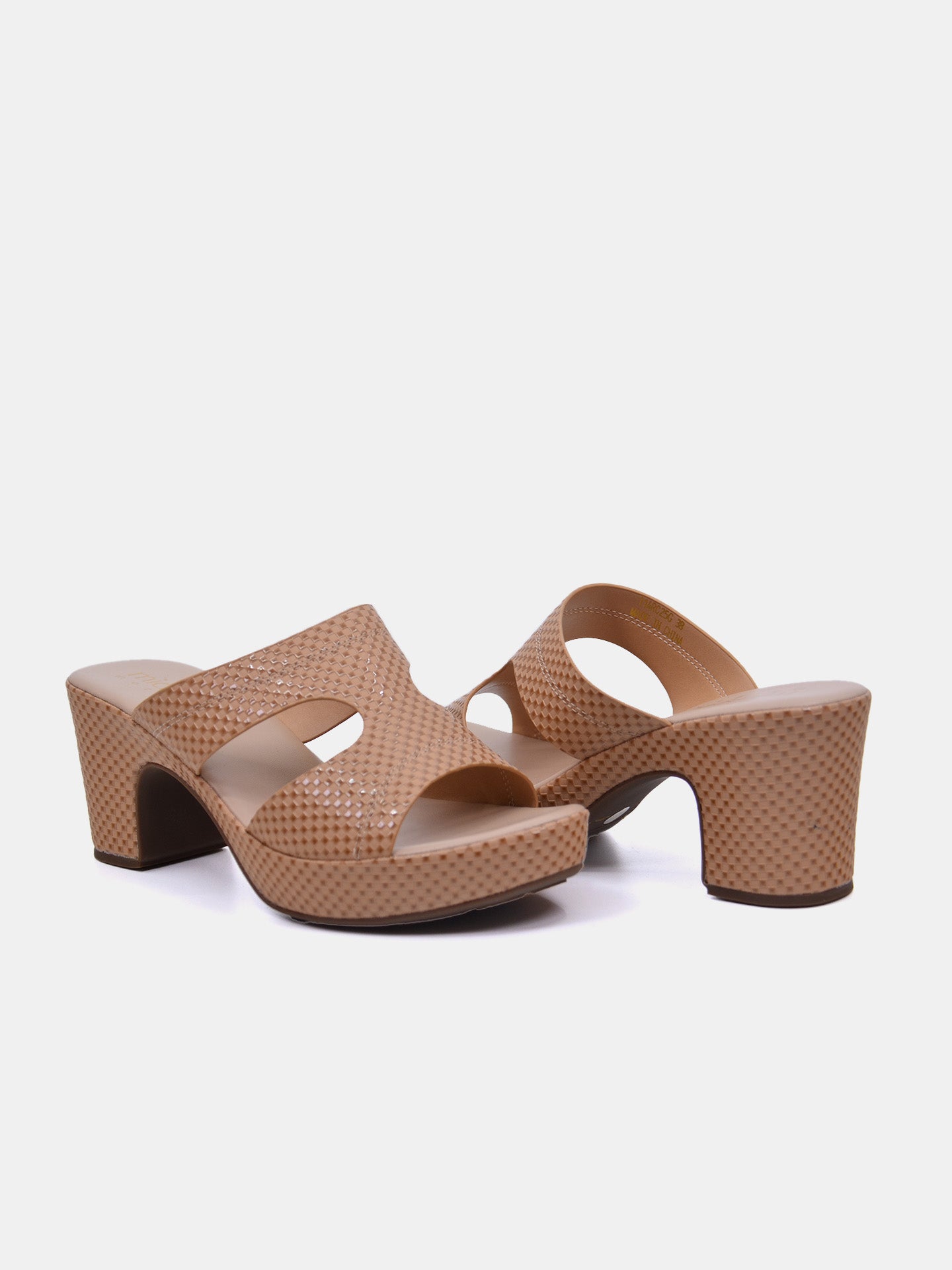 Michelle Morgan 114RC25G Women's Heeled Sandals #color_Tan
