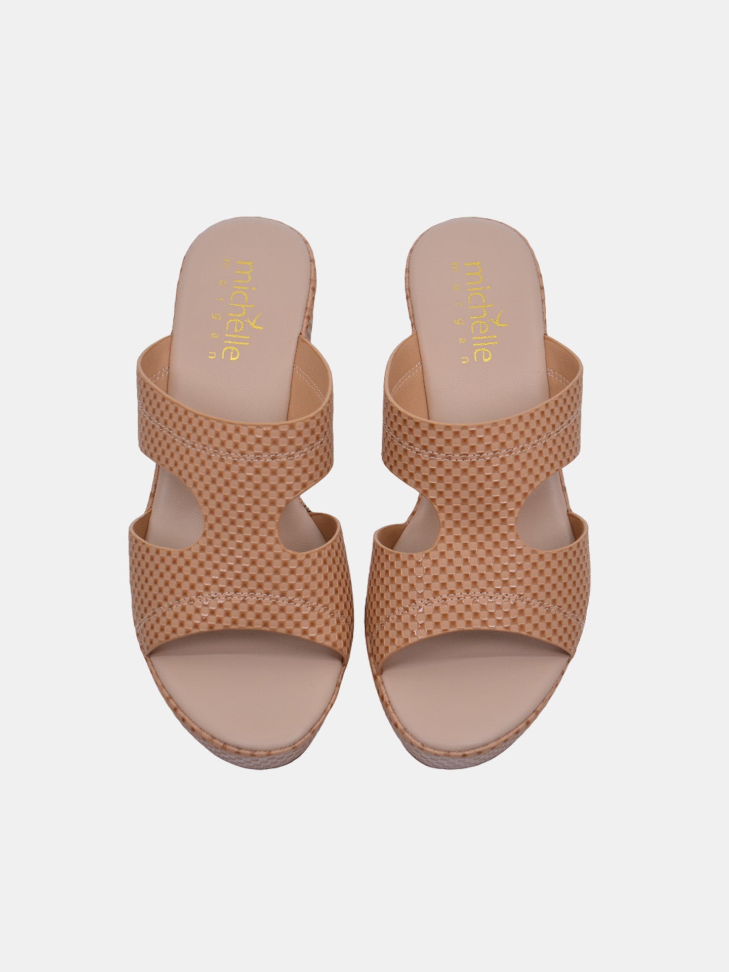 Michelle Morgan 114RC25G Women's Heeled Sandals #color_Tan