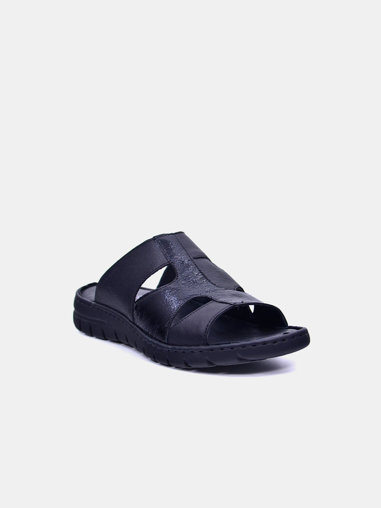 Josef Seibel 93469 Women's Flat Sandals #color_Black