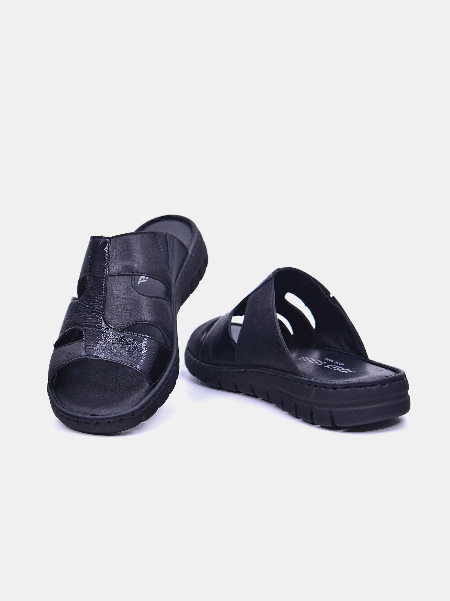 Josef Seibel 93469 Women's Flat Sandals #color_Black