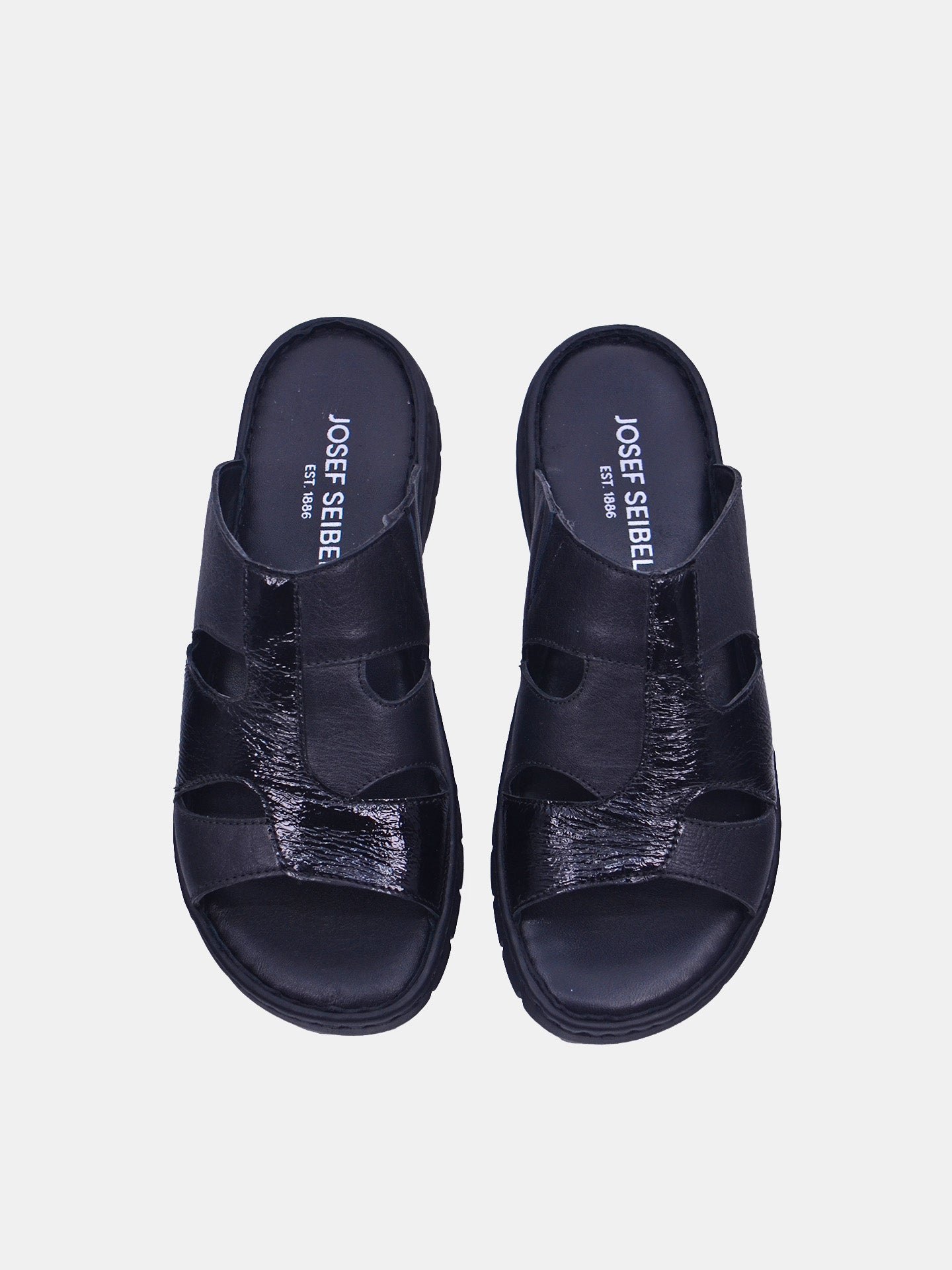 Josef Seibel 93469 Women's Flat Sandals #color_Black
