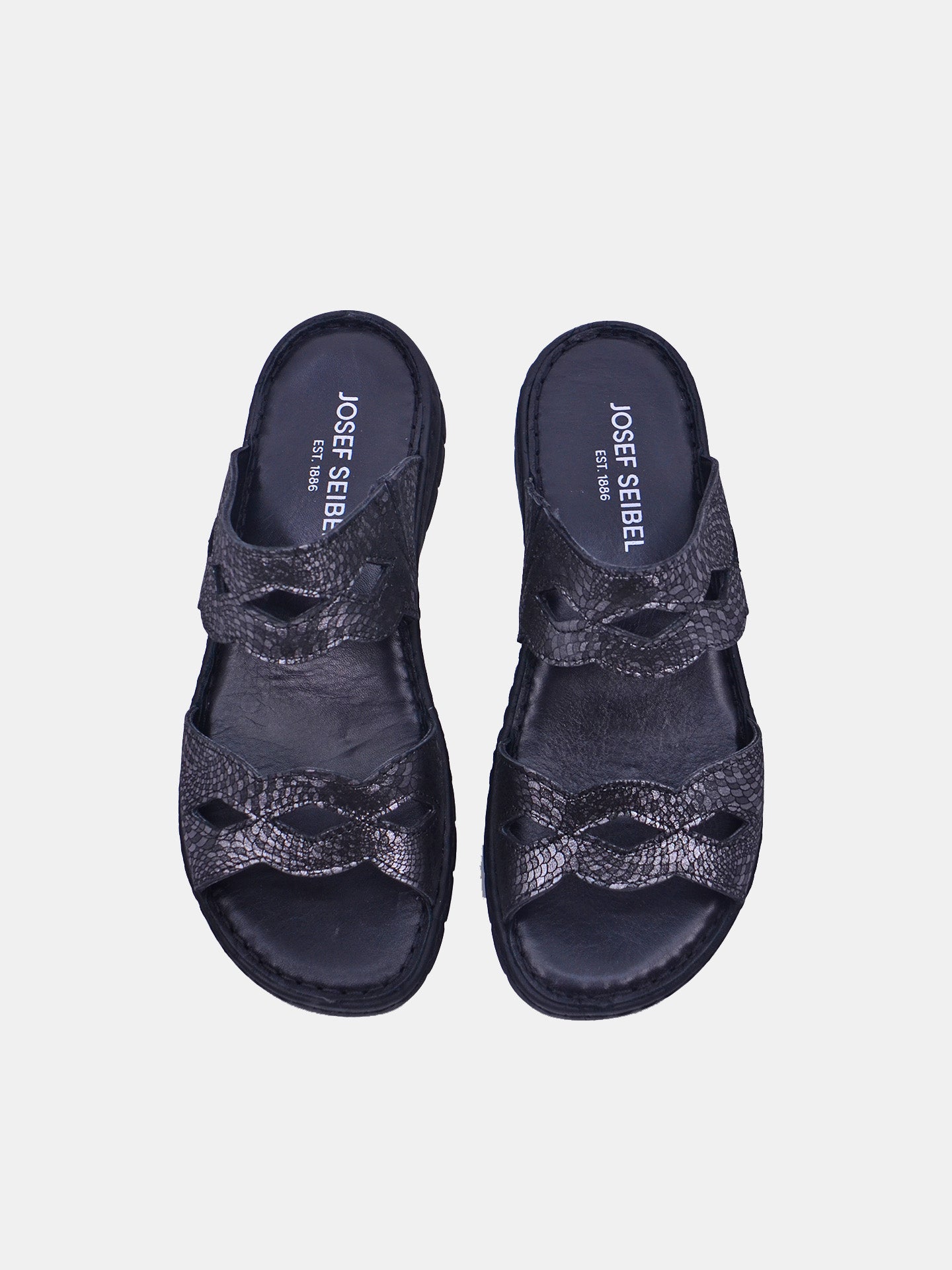 Josef Seibel 93466 Women's Flat Sandals #color_Gray
