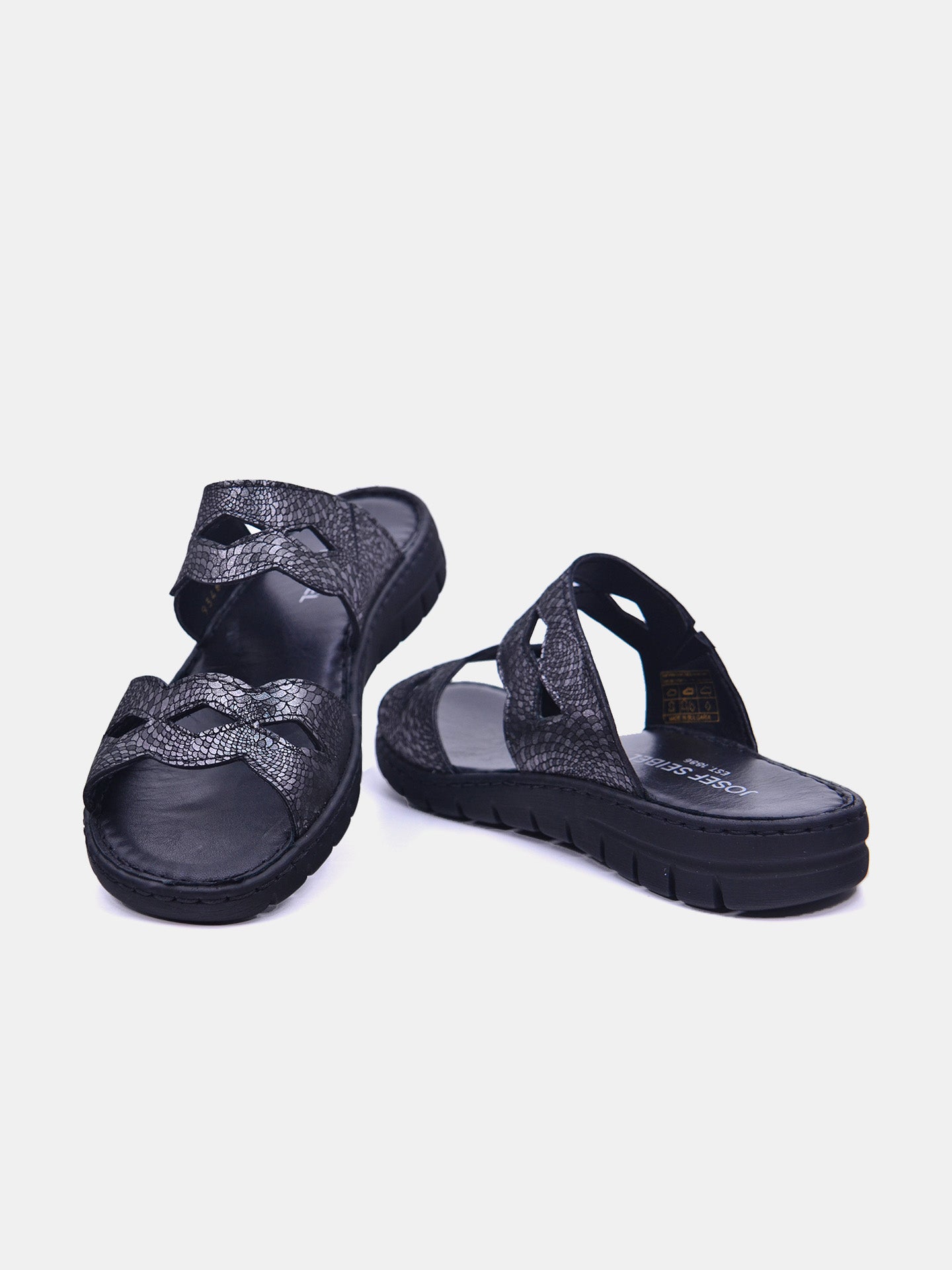 Josef Seibel 93466 Women's Flat Sandals #color_Gray