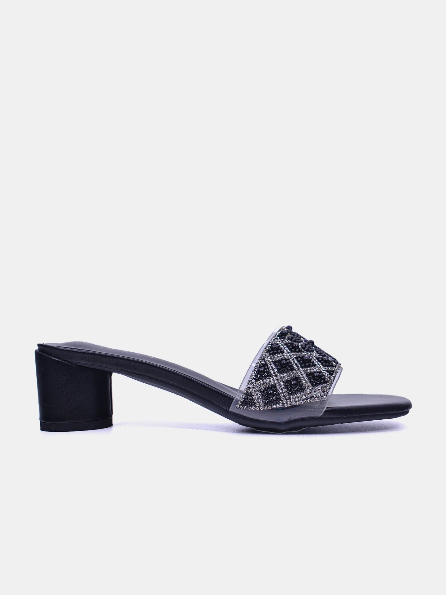 Michelle Morgan 214JH501 Women's Heeled Sandals #color_Black