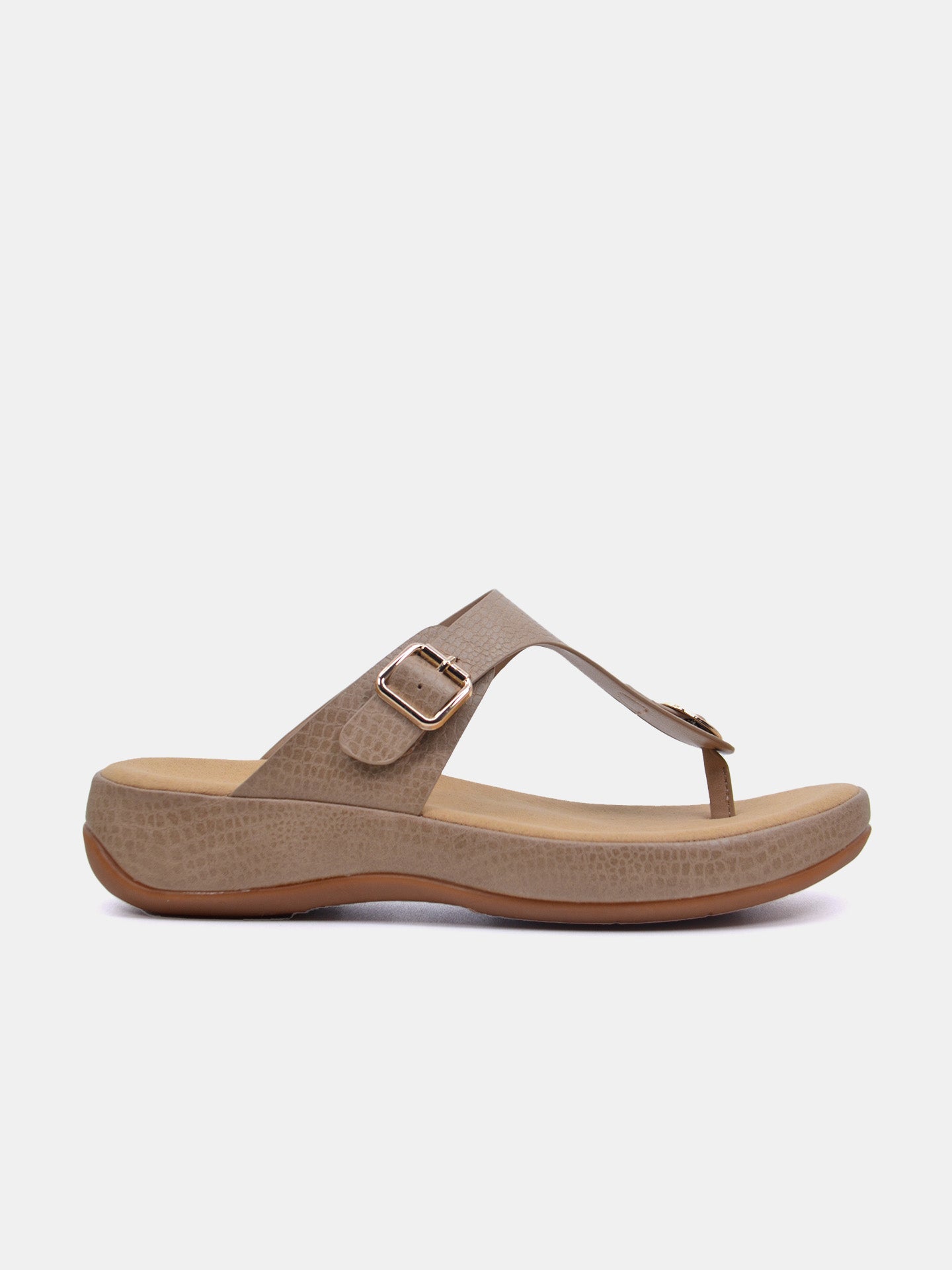 Michelle Morgan 114RL193 Women's Flat Sandals #color_Light Brown