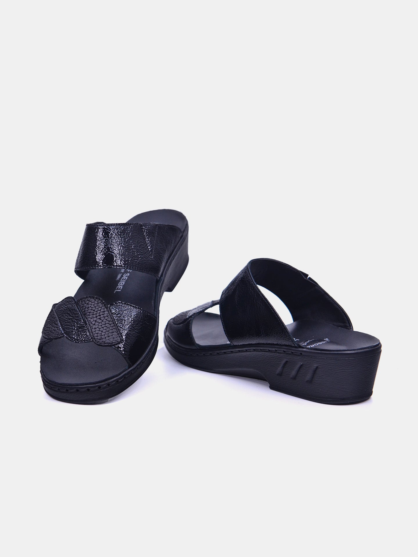 Josef Seibel 08829 Women's Flat Sandals #color_Black