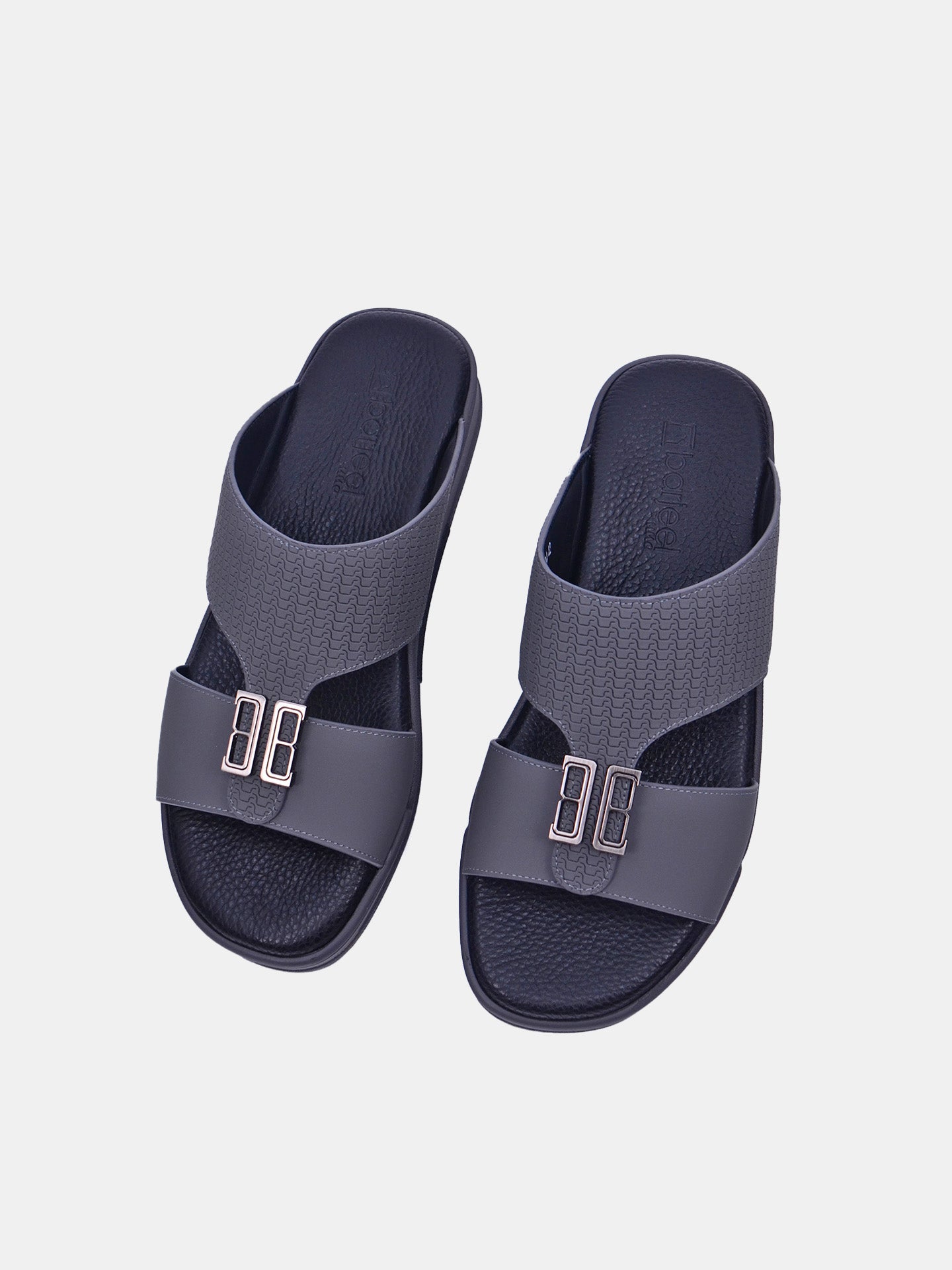 Barjeel Uno MSA-104 Boys Arabic Sandals #color_Gray
