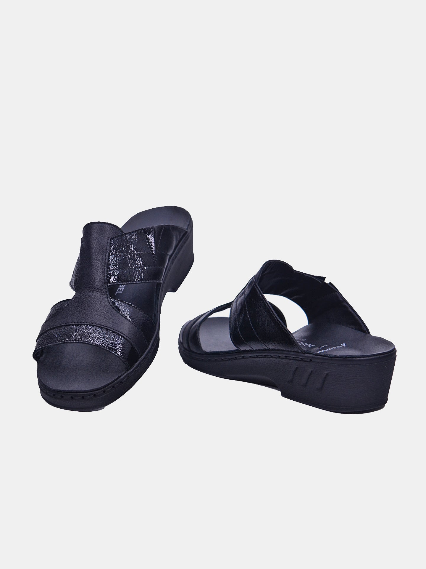 Josef Seibel 08821 Women's Flat Sandals #color_Black