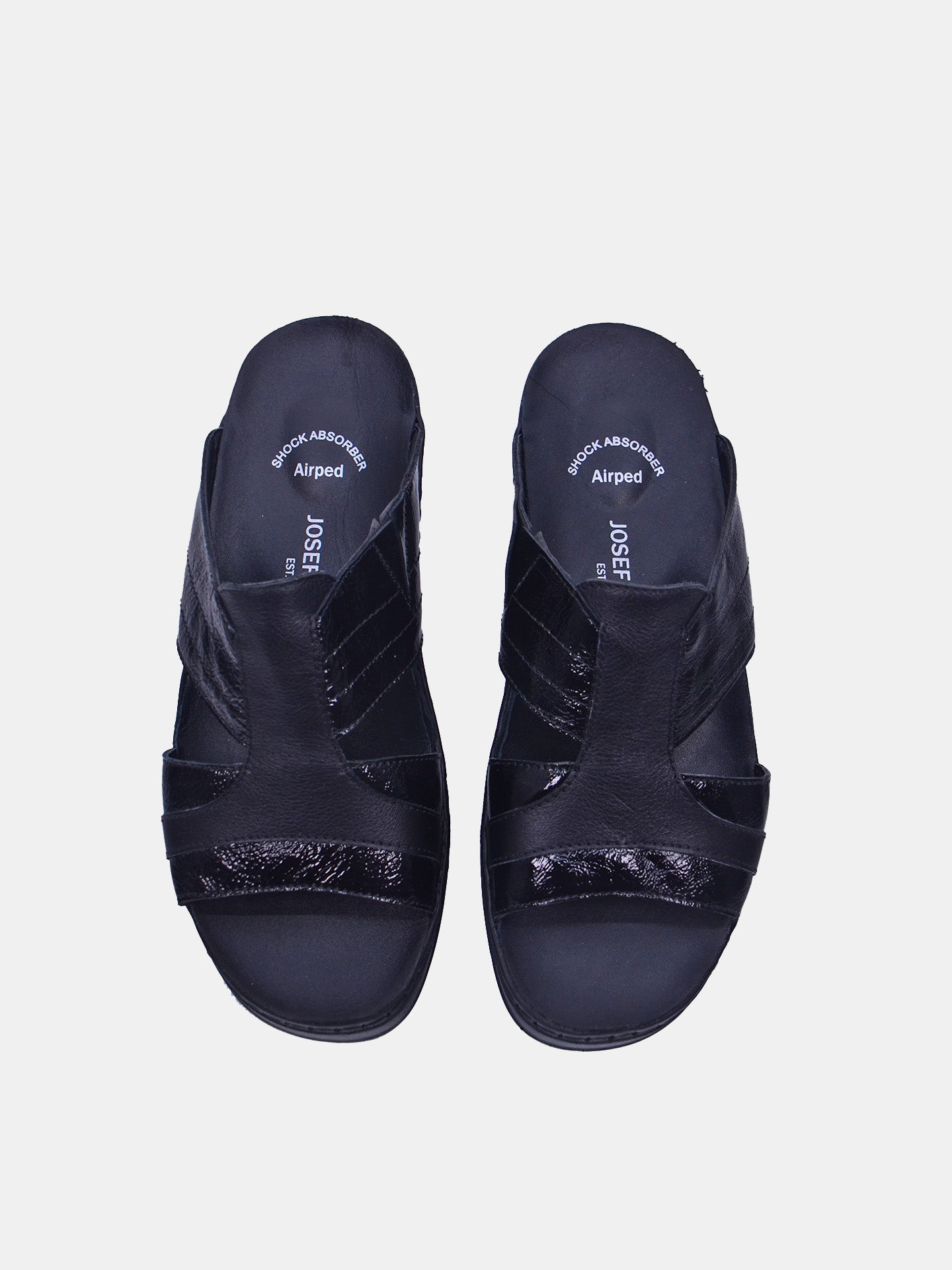 Josef Seibel 08821 Women's Flat Sandals #color_Black