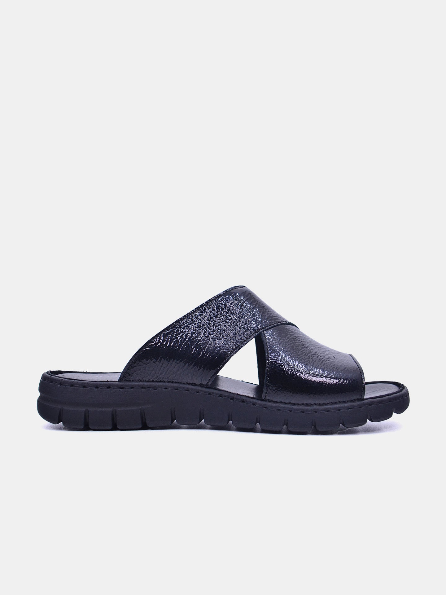 Josef Seibel Women's Flat Sandals #color_Black