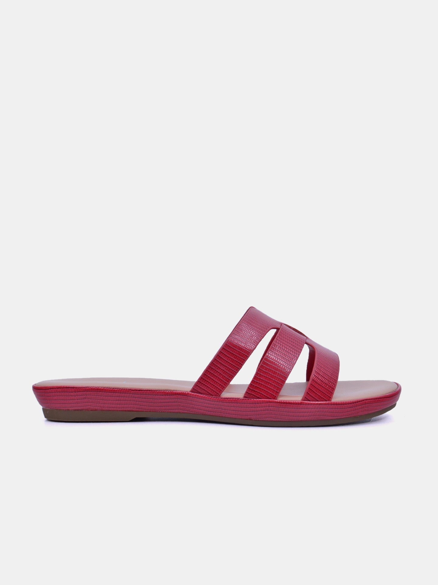 Michelle Morgan 114RC679 Women's Flat Sandals #color_Red