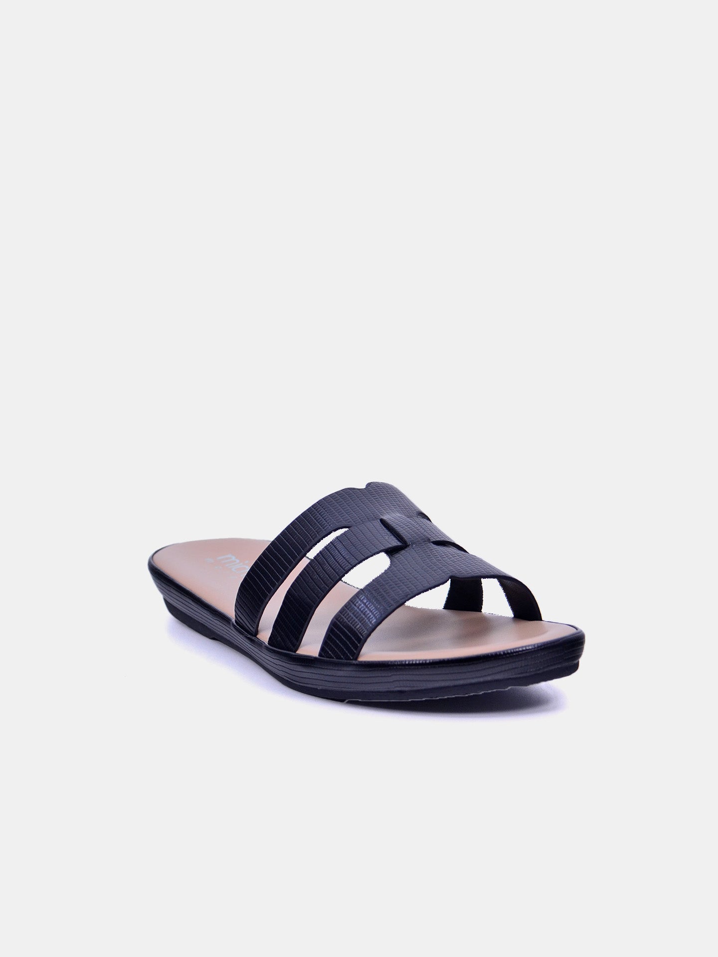 Michelle Morgan 114RC679 Women's Flat Sandals #color_Black