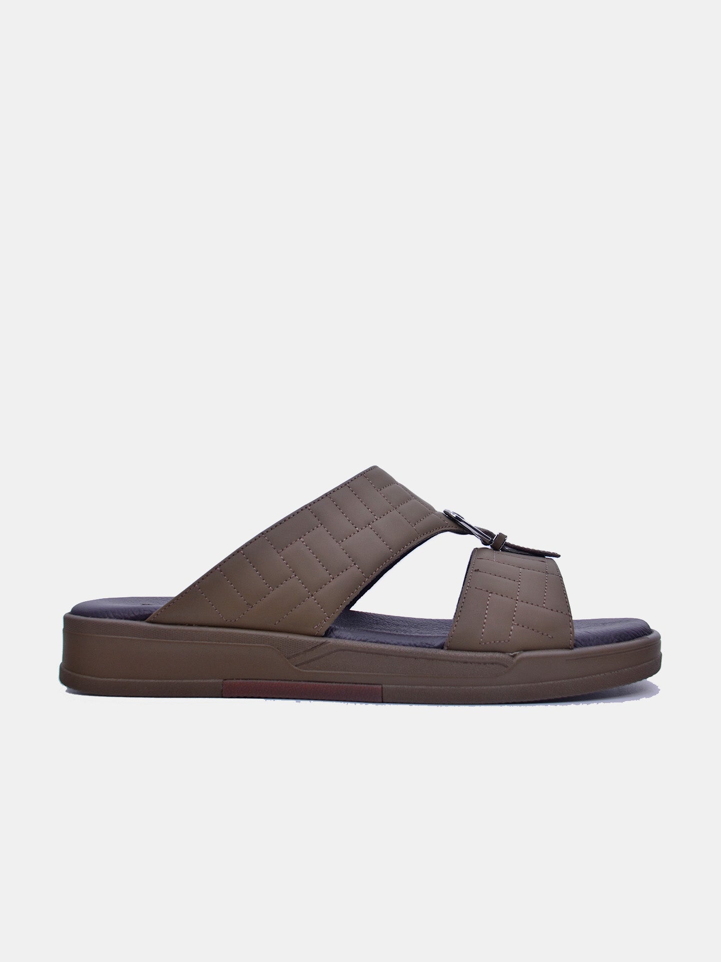 Barjeel Uno SP-115 Men's Arabic Sandals #color_Brown
