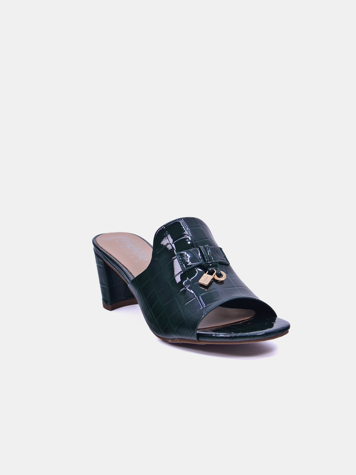 Michelle Morgan 213RC192 Women's Heeled Sandals #color_Green