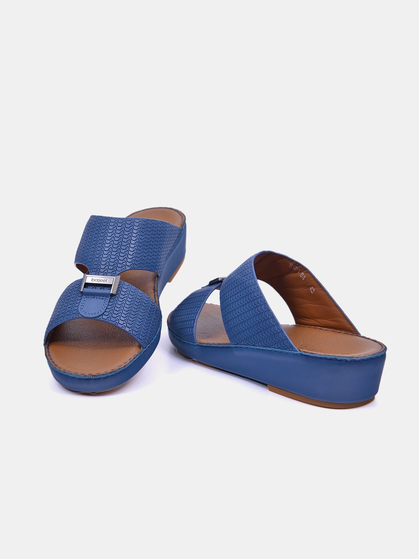 Barjeel Uno BSP1-54 Men's Arabic Sandals #color_Blue