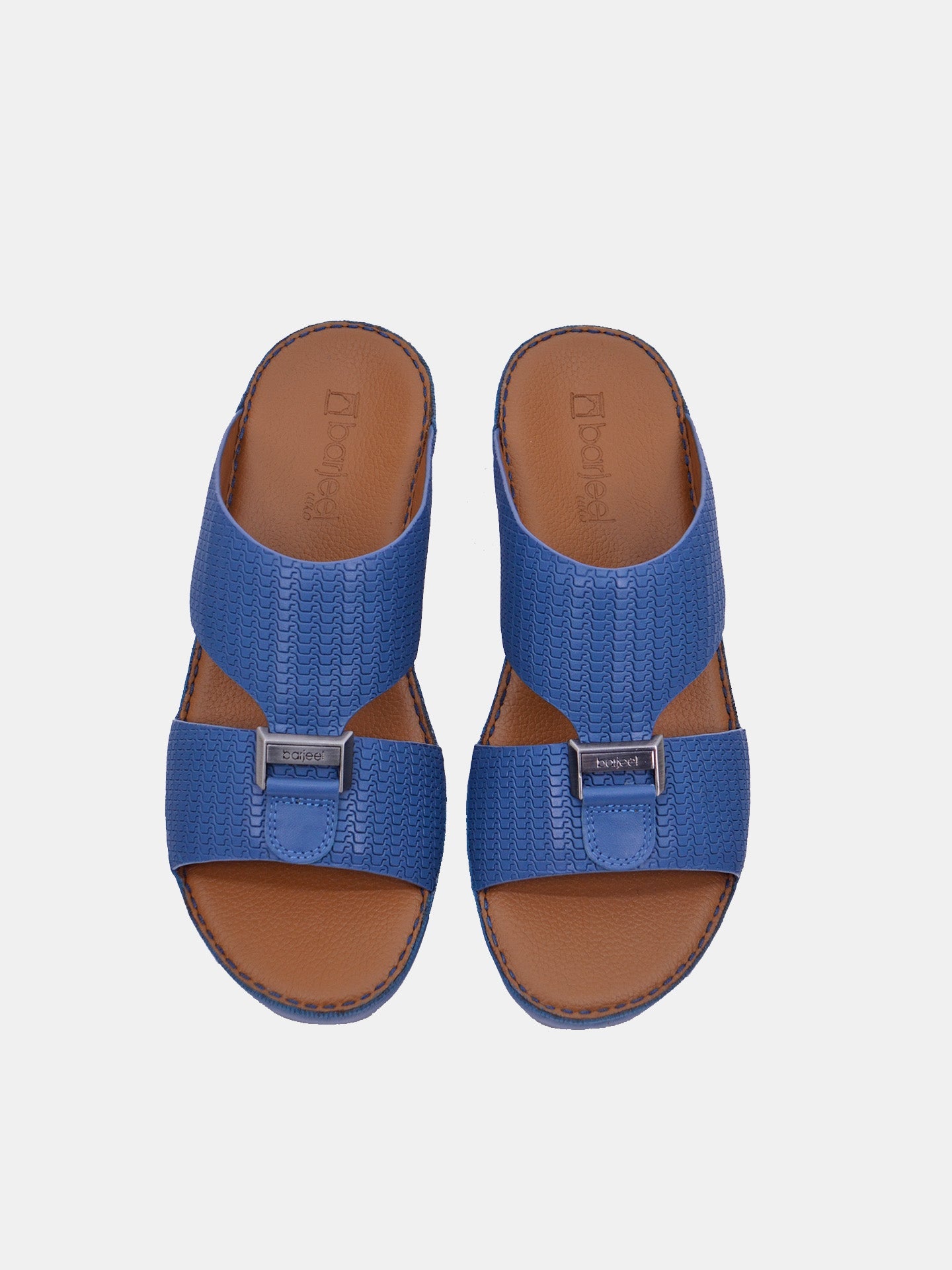Barjeel Uno BSP1-54 Men's Arabic Sandals #color_Blue
