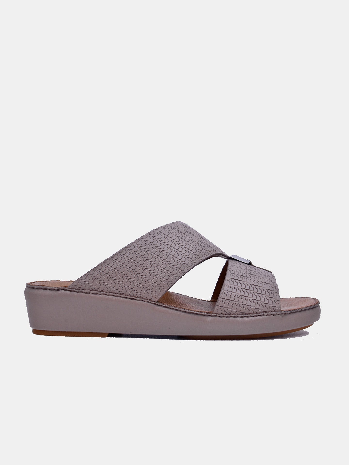 Barjeel Uno BSP1-54 Men's Arabic Sandals #color_Beige