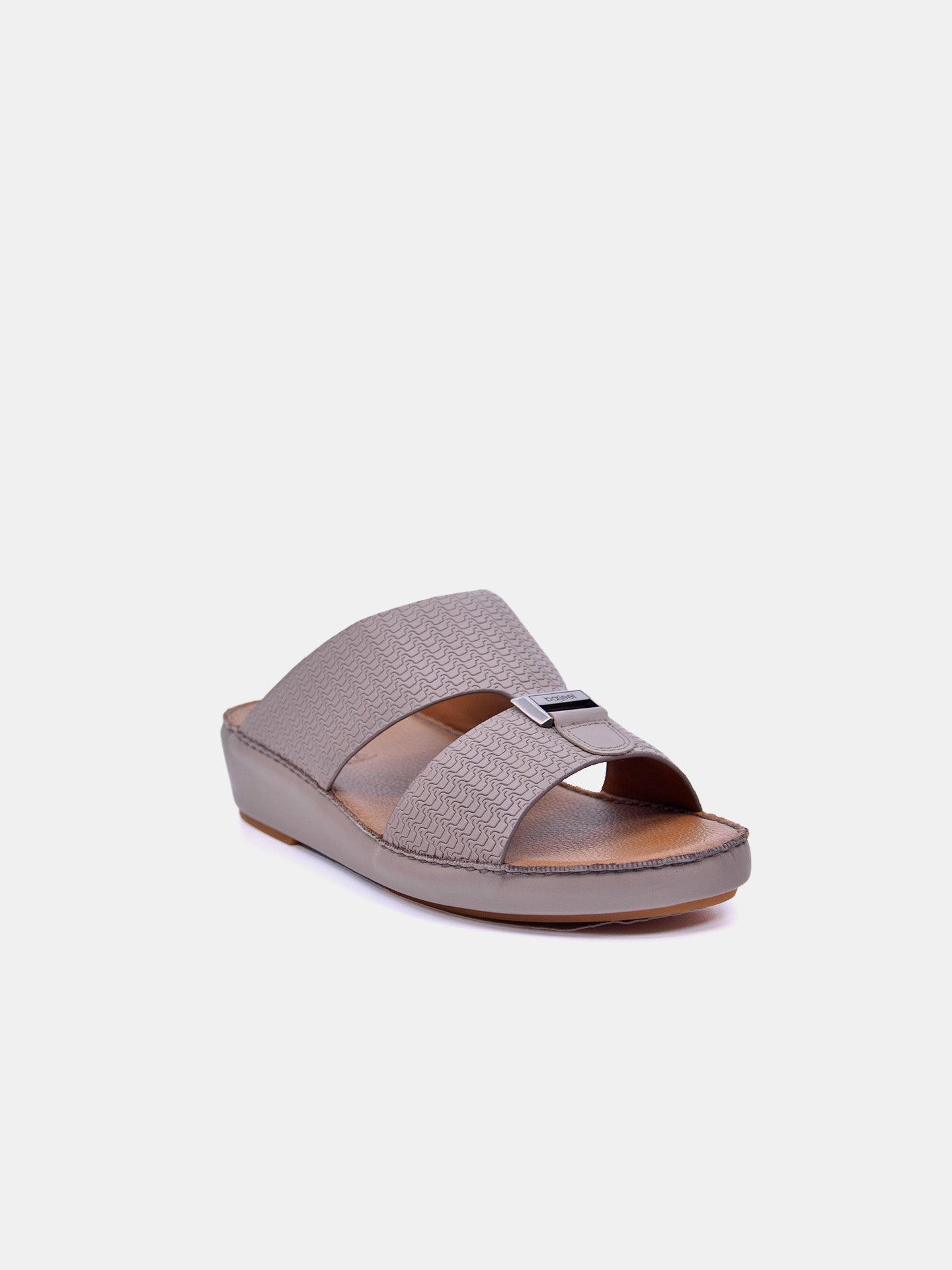 Barjeel Uno BSP1-54 Men's Arabic Sandals #color_Beige