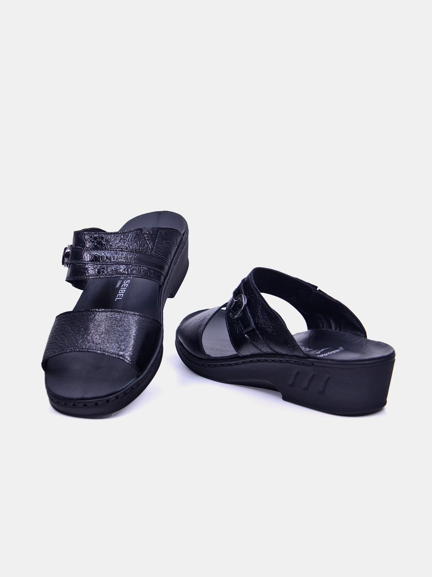 Josef Seibel 08830 Women's Flat Sandals #color_Black