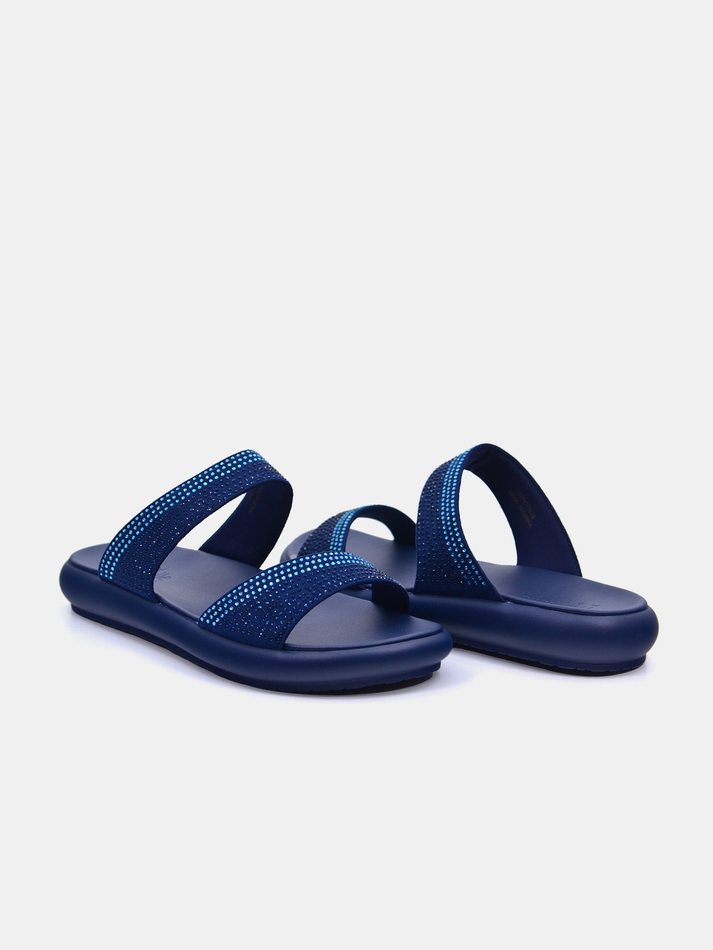 Michelle Morgan 114RC71I Women's Flat Sandals #color_Blue