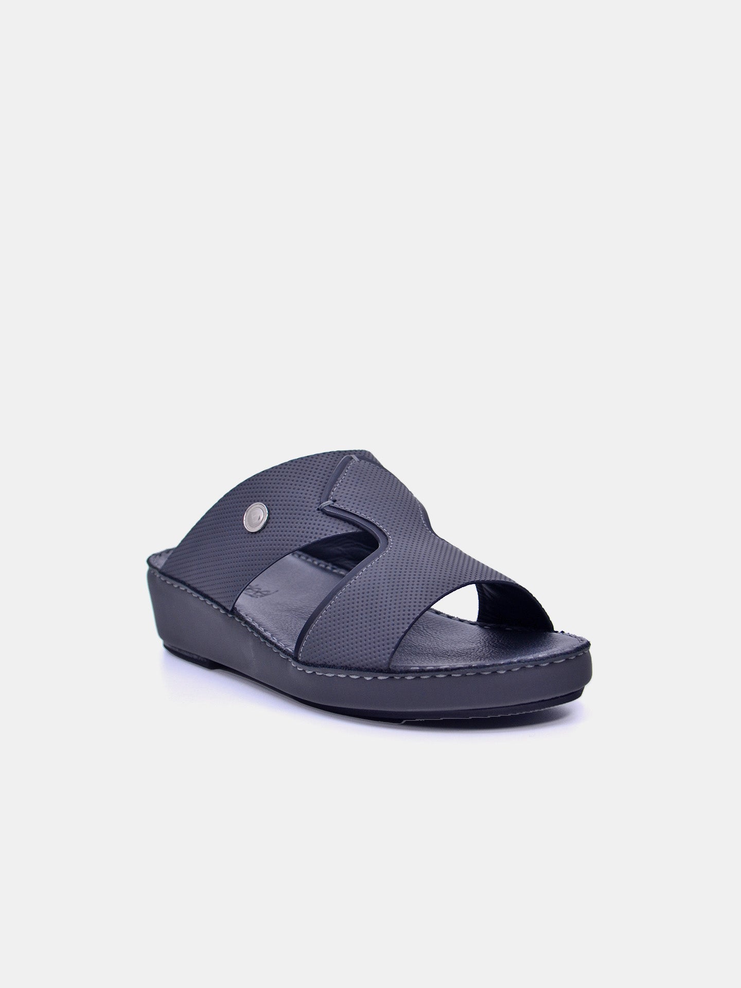 Barjeel Uno BSP1-51 Men's Arabic Sandals #color_Gray
