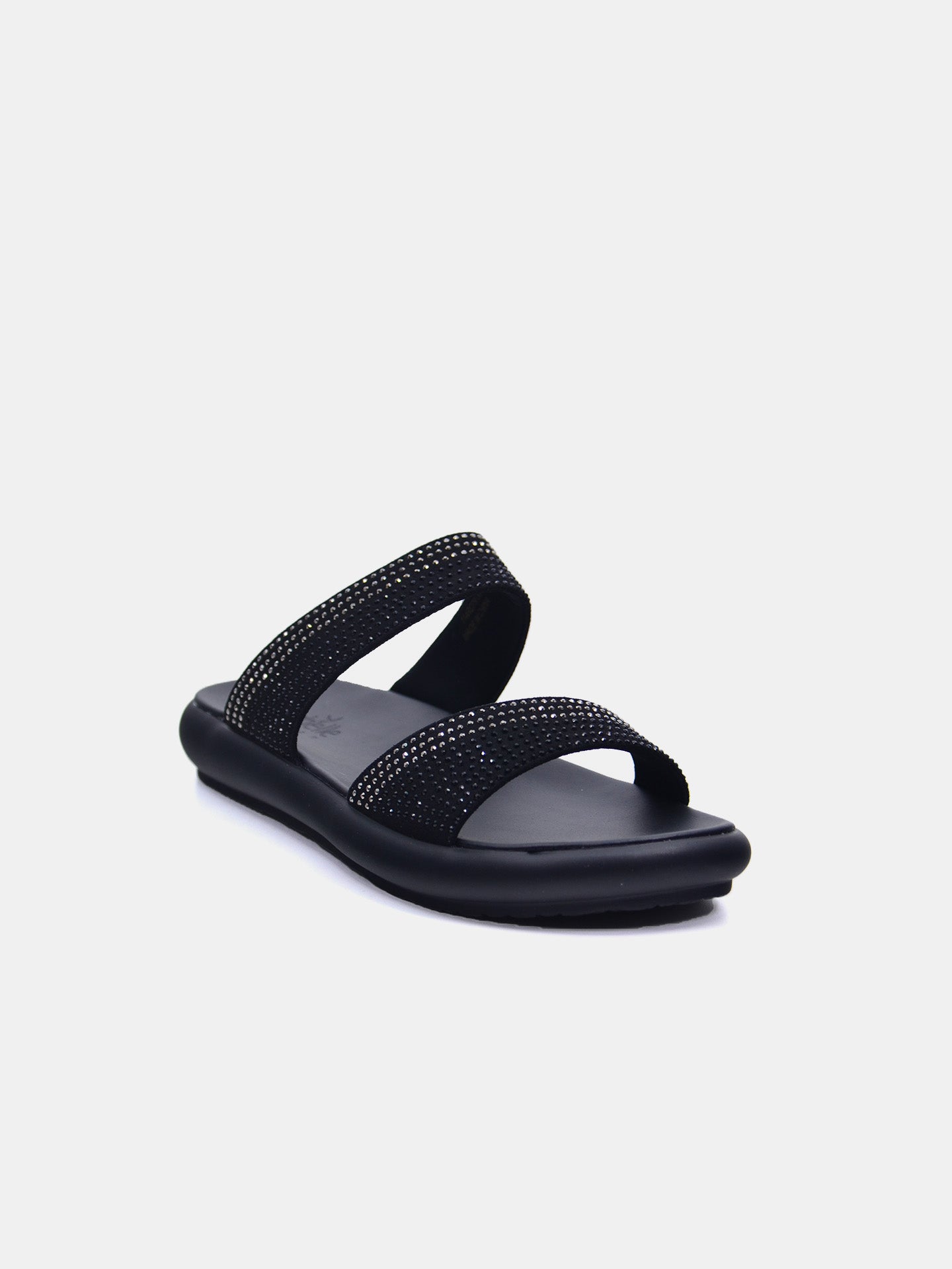 Michelle Morgan 114RC71I Women's Flat Sandals #color_Black