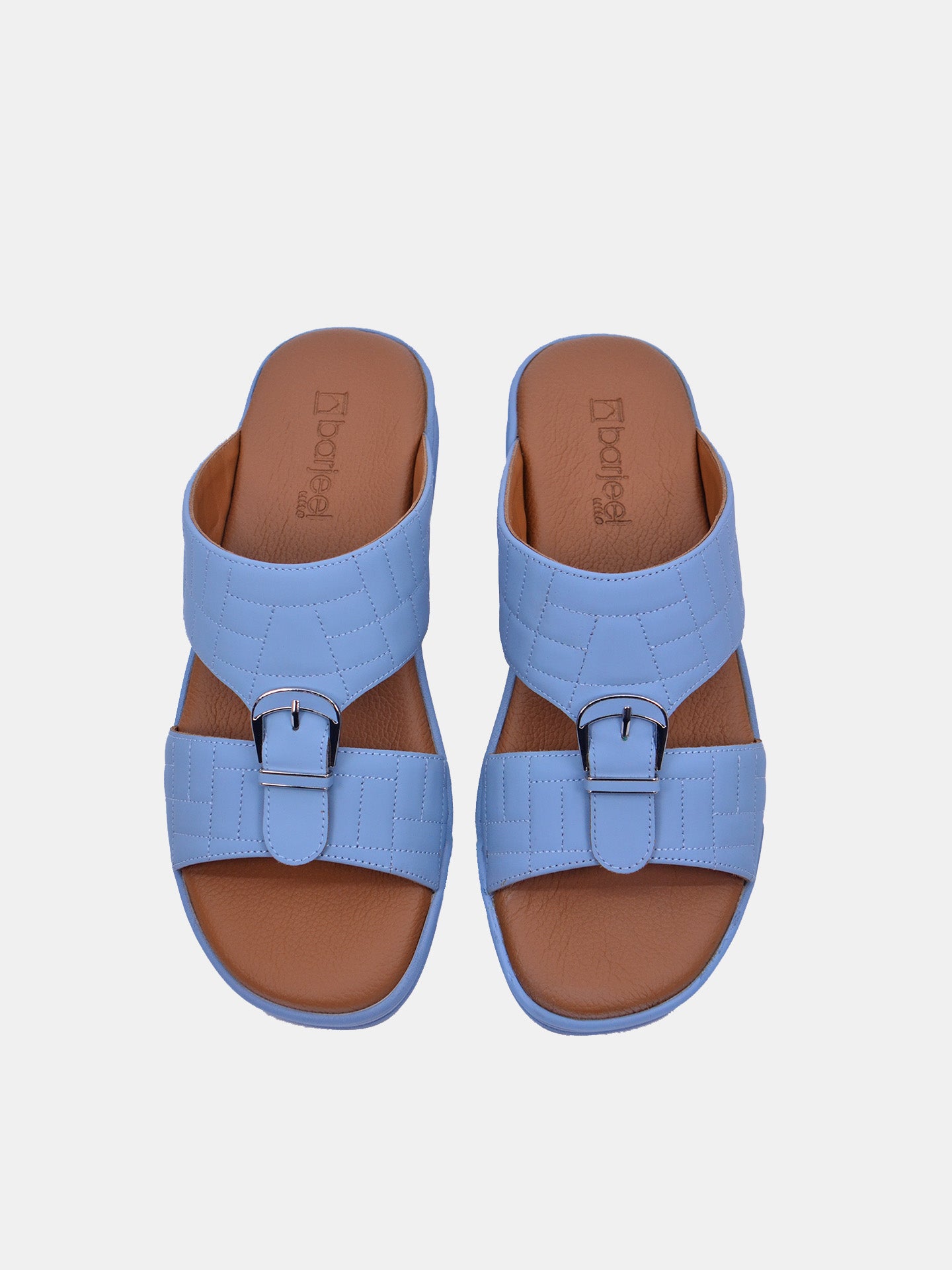 Barjeel Uno SP-115 Men's Arabic Sandals #color_Blue