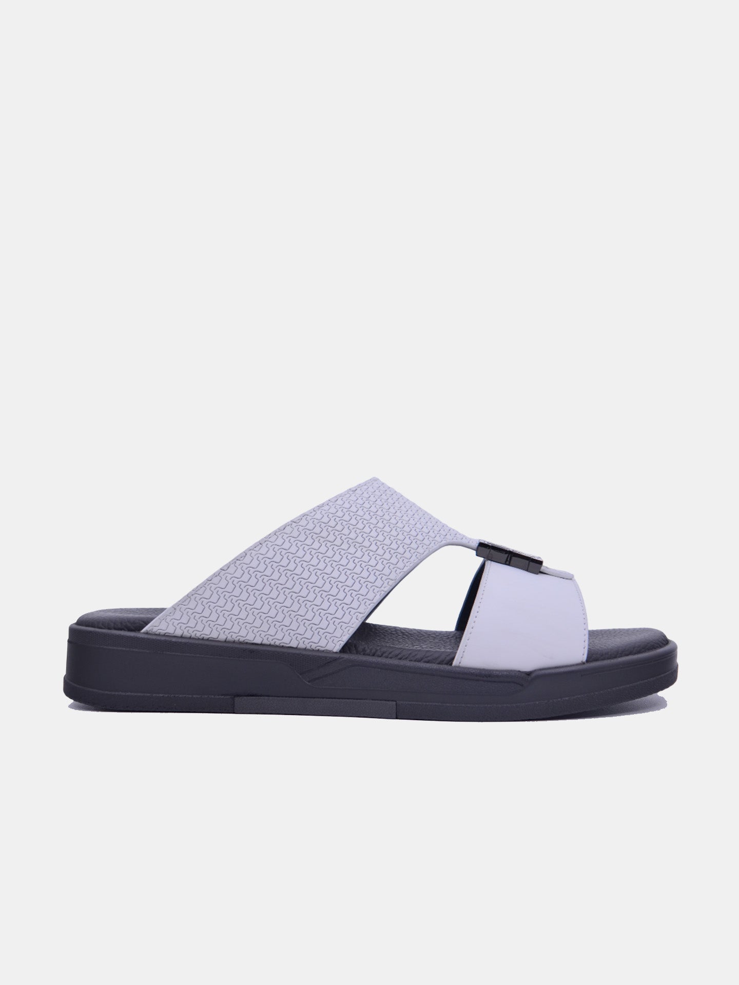 Barjeel Uno MSA-104 Boys Arabic Sandals #color_White