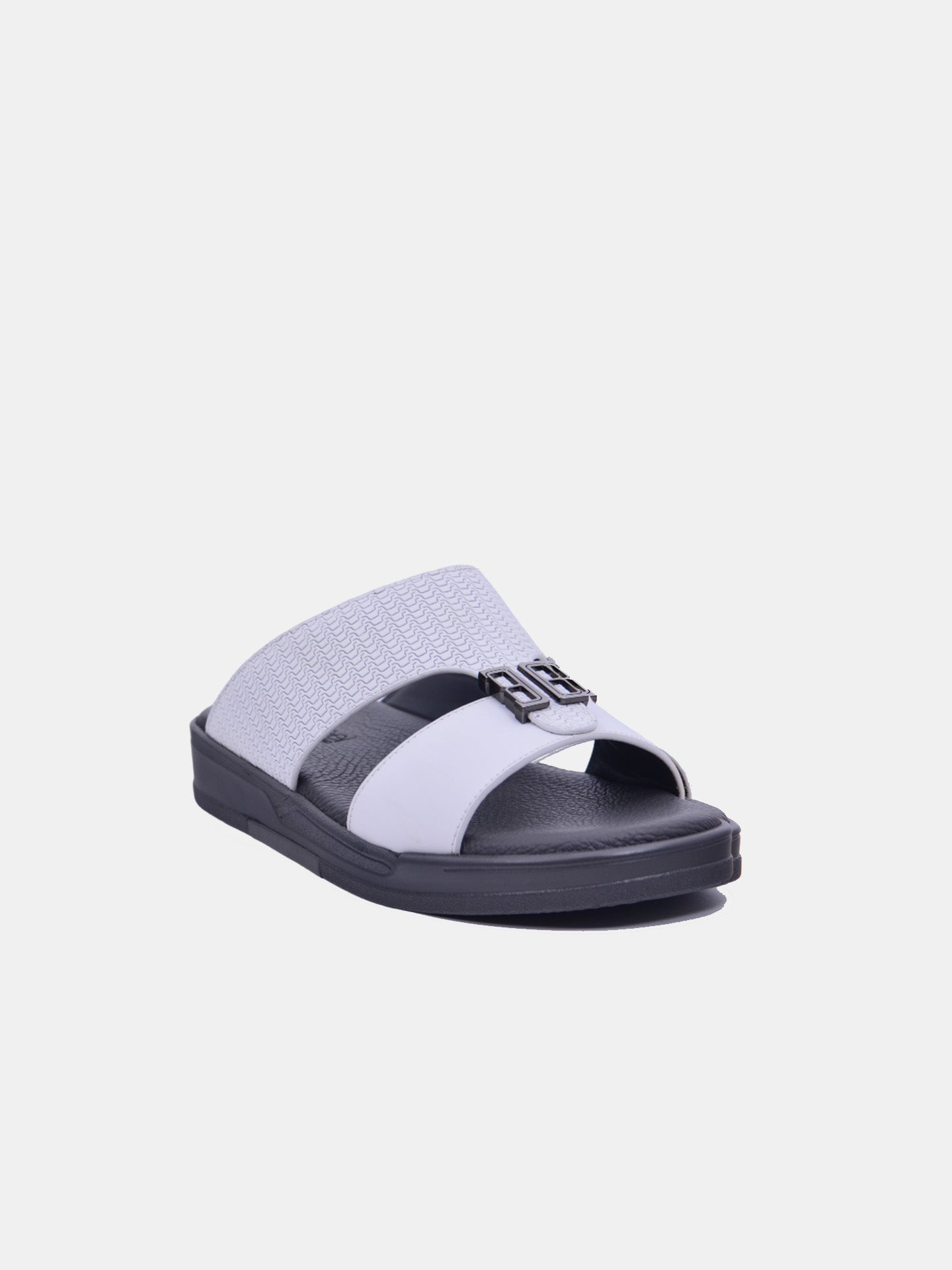 Barjeel Uno MSA-104 Boys Arabic Sandals #color_White