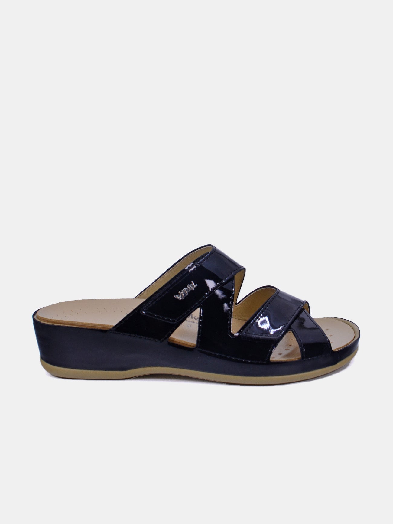 Vital 0630MAS Women's Heeled Sandals #color_Black